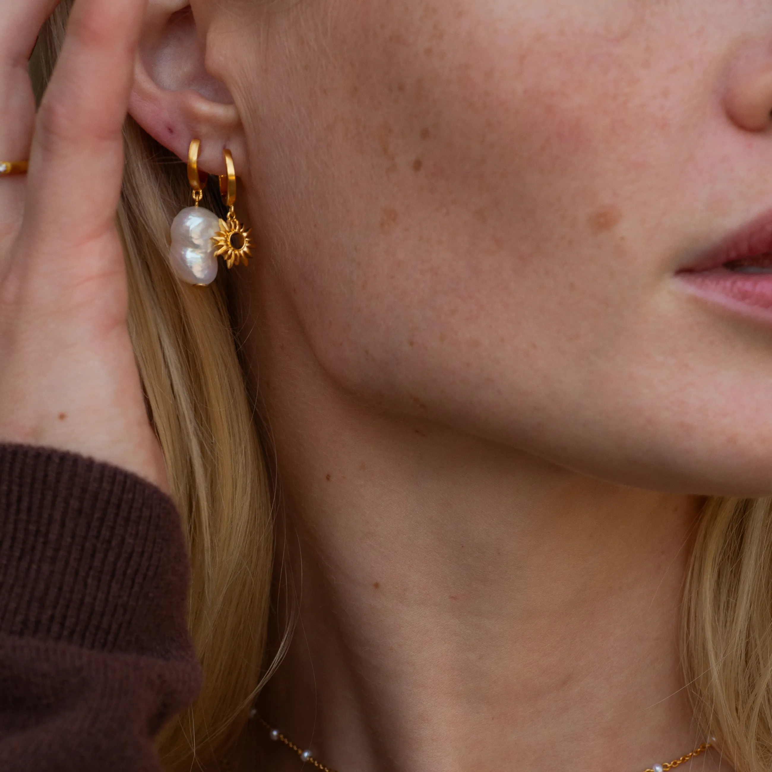 byBiehl® Danmark Aura Grande Hoop 14K forgyldt sølv Best