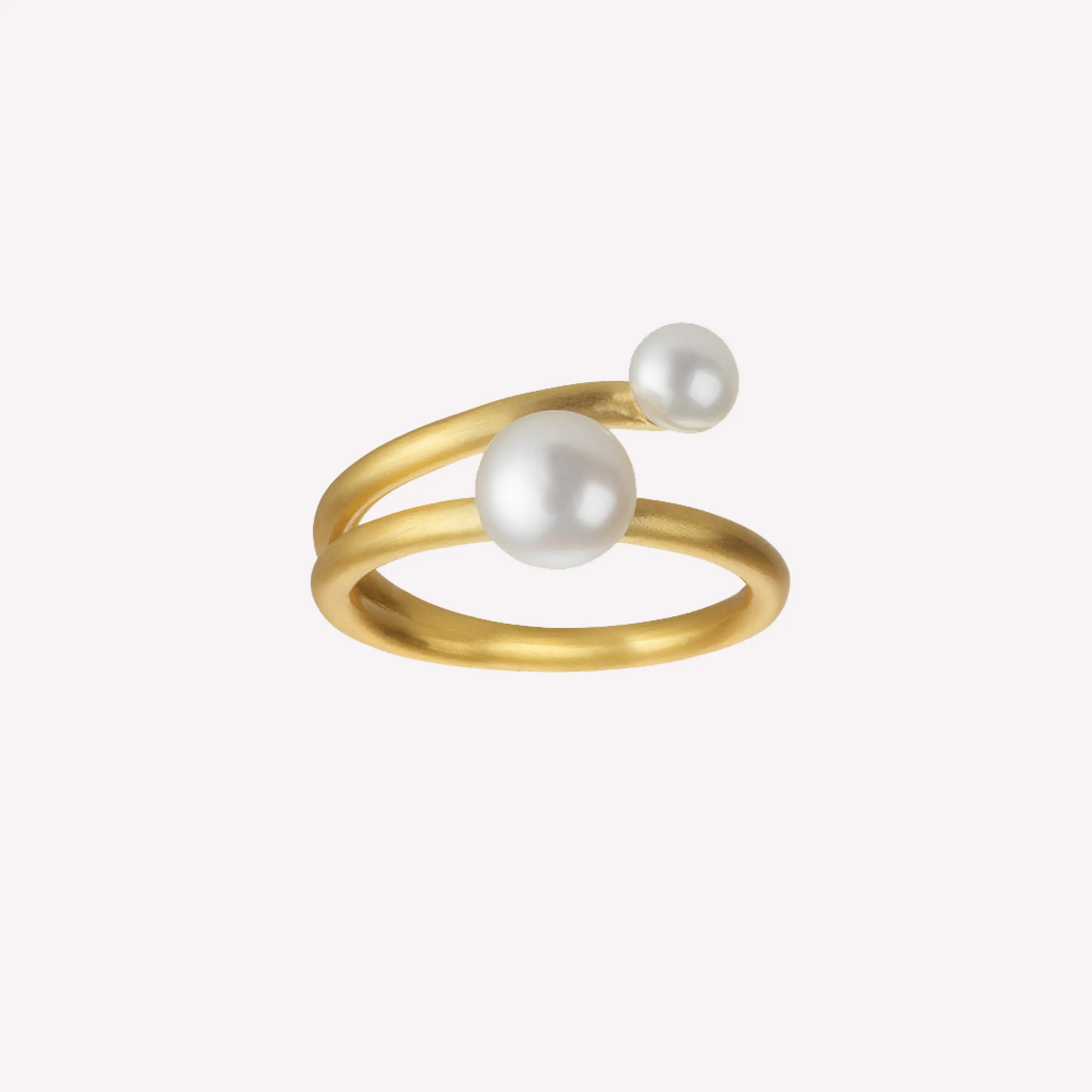 byBiehl® Danmark Coco ring 14K forgyldt sølv Clearance