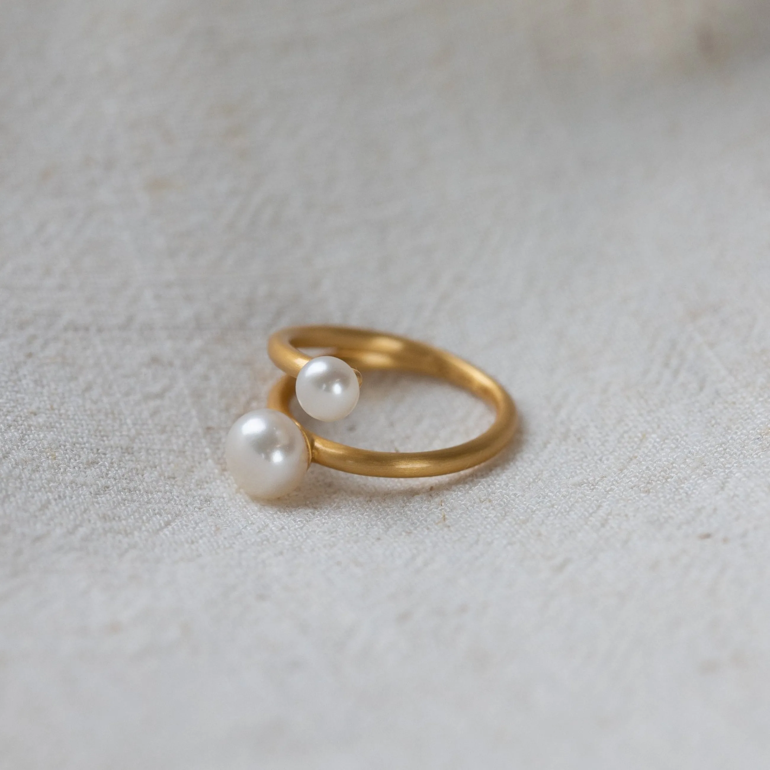 byBiehl® Danmark Coco ring 14K forgyldt sølv Clearance