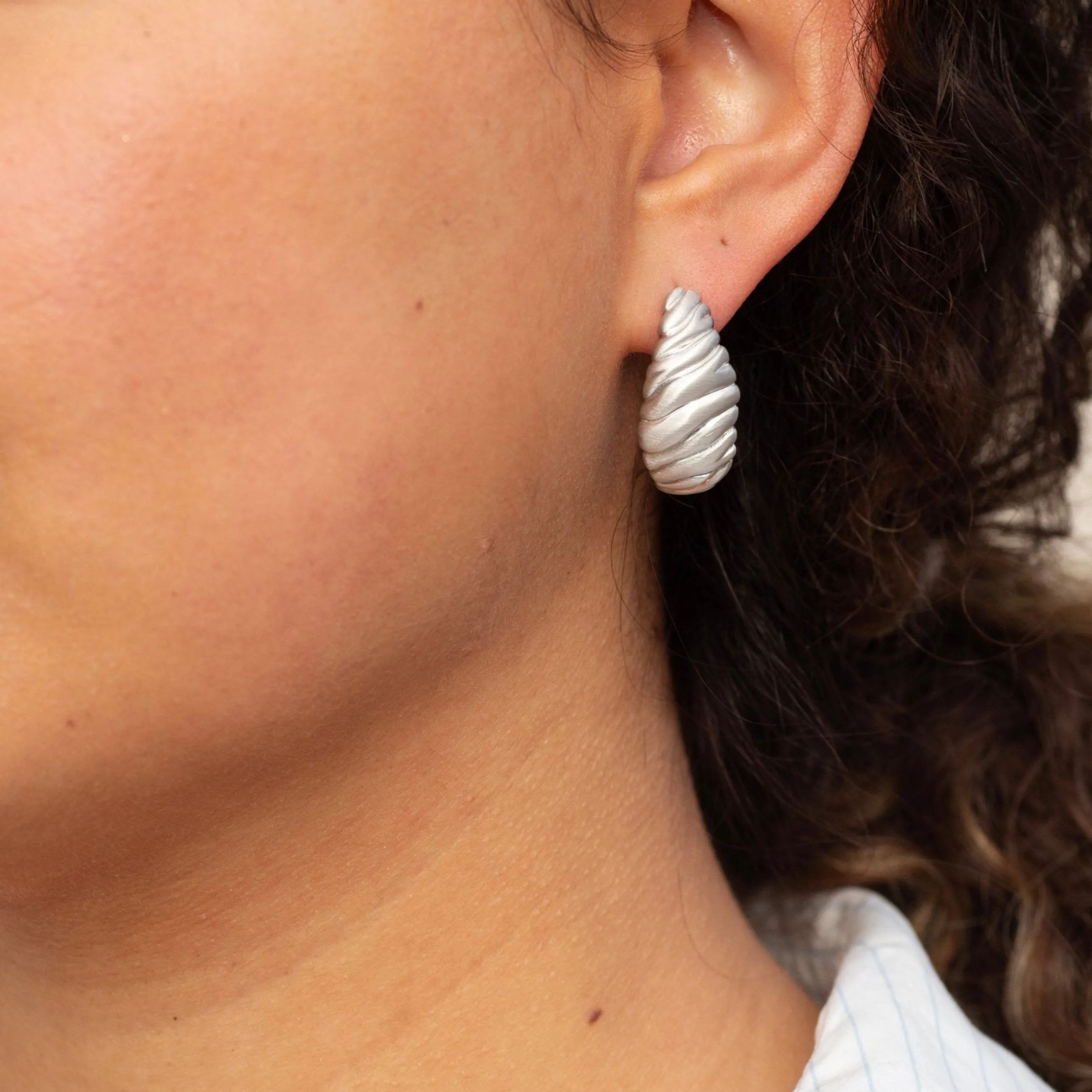 byBiehl® Danmark Dunes Hoops Large Sterling sølv Fashion