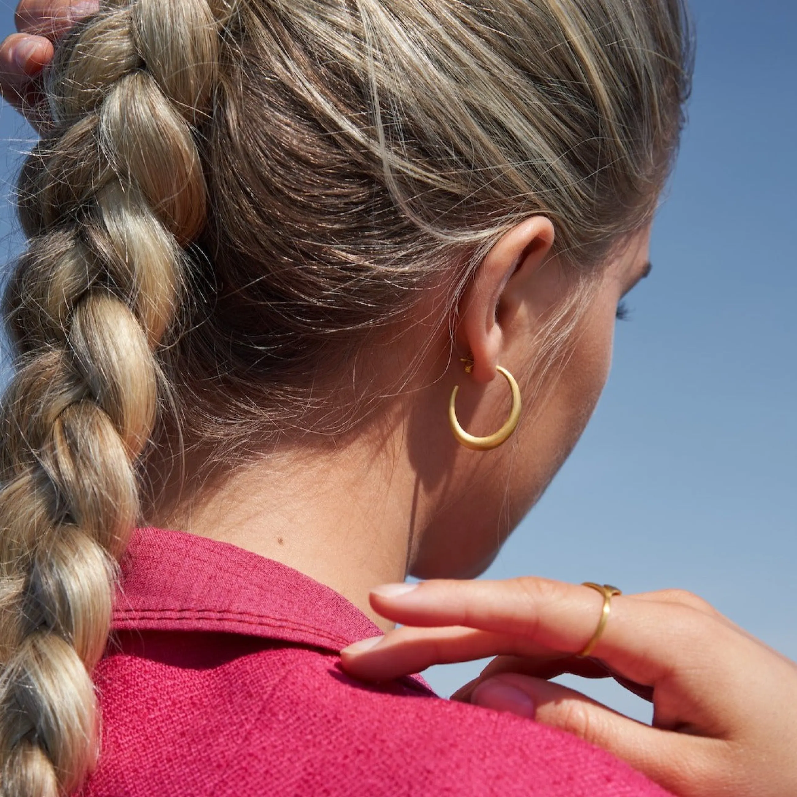 byBiehl® Danmark Elisa Hoop 14K forgyldt sølv Cheap