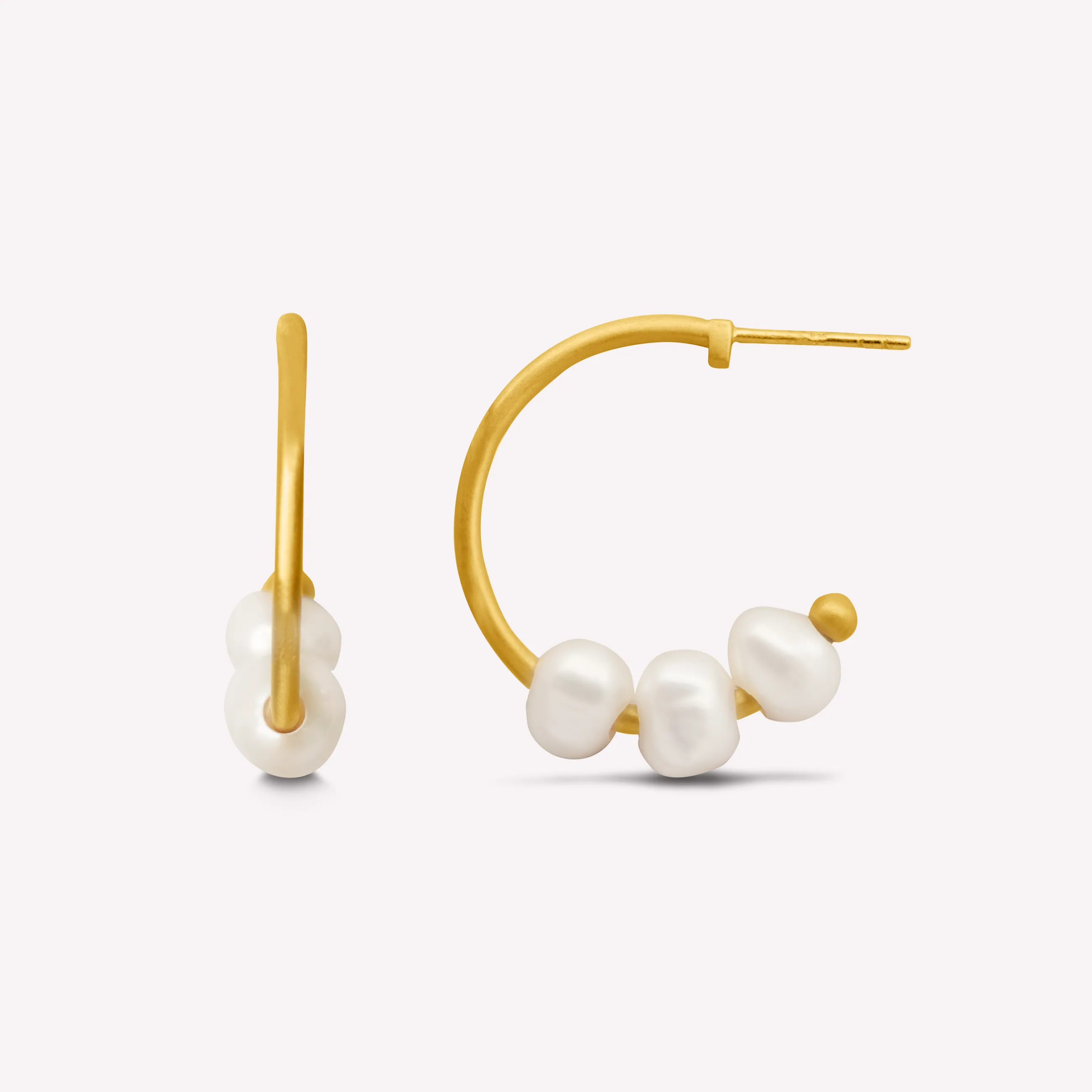 byBiehl® Danmark Emily Hoops Small 14K forgyldt sølv Fashion