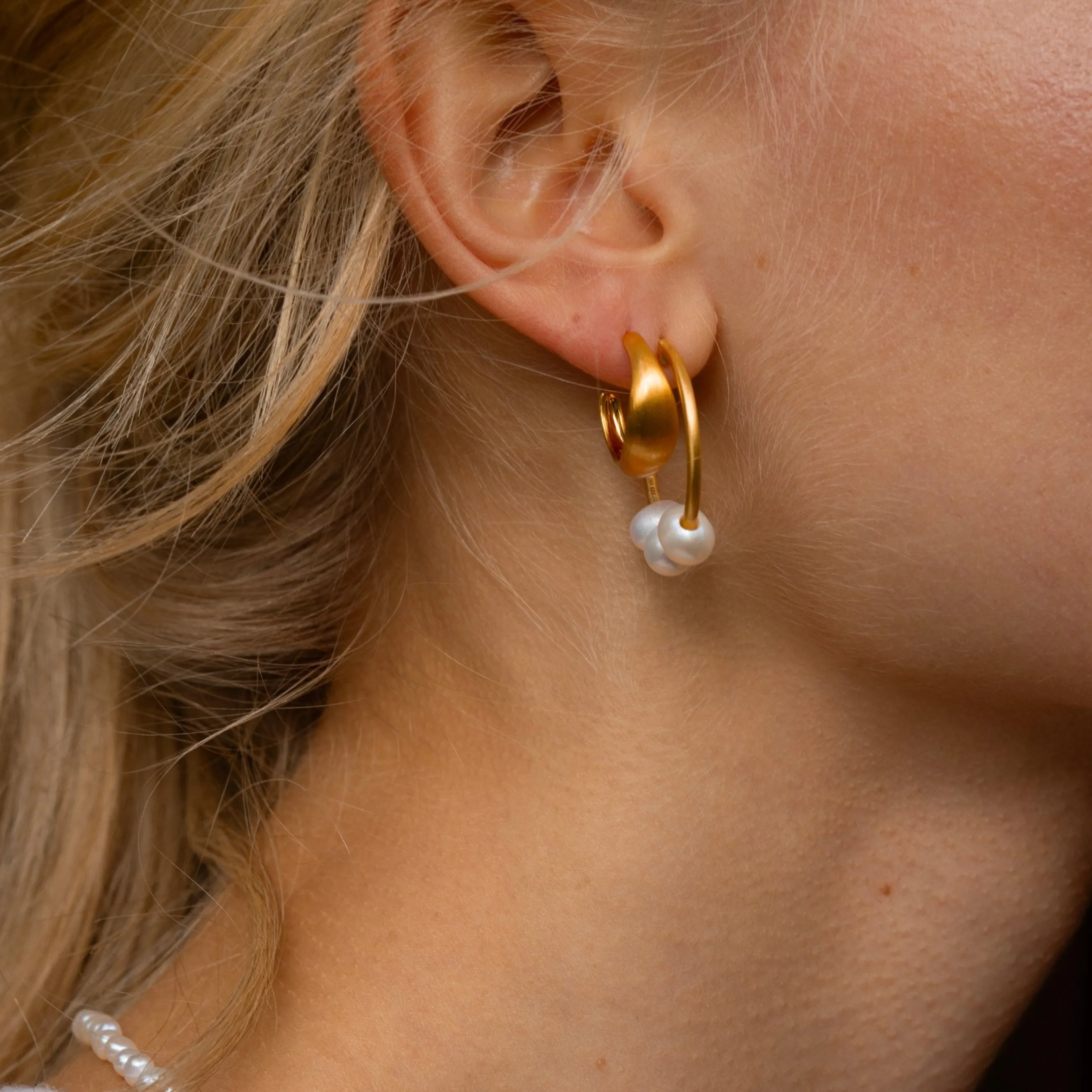 byBiehl® Danmark Emily Hoops Small 14K forgyldt sølv Fashion