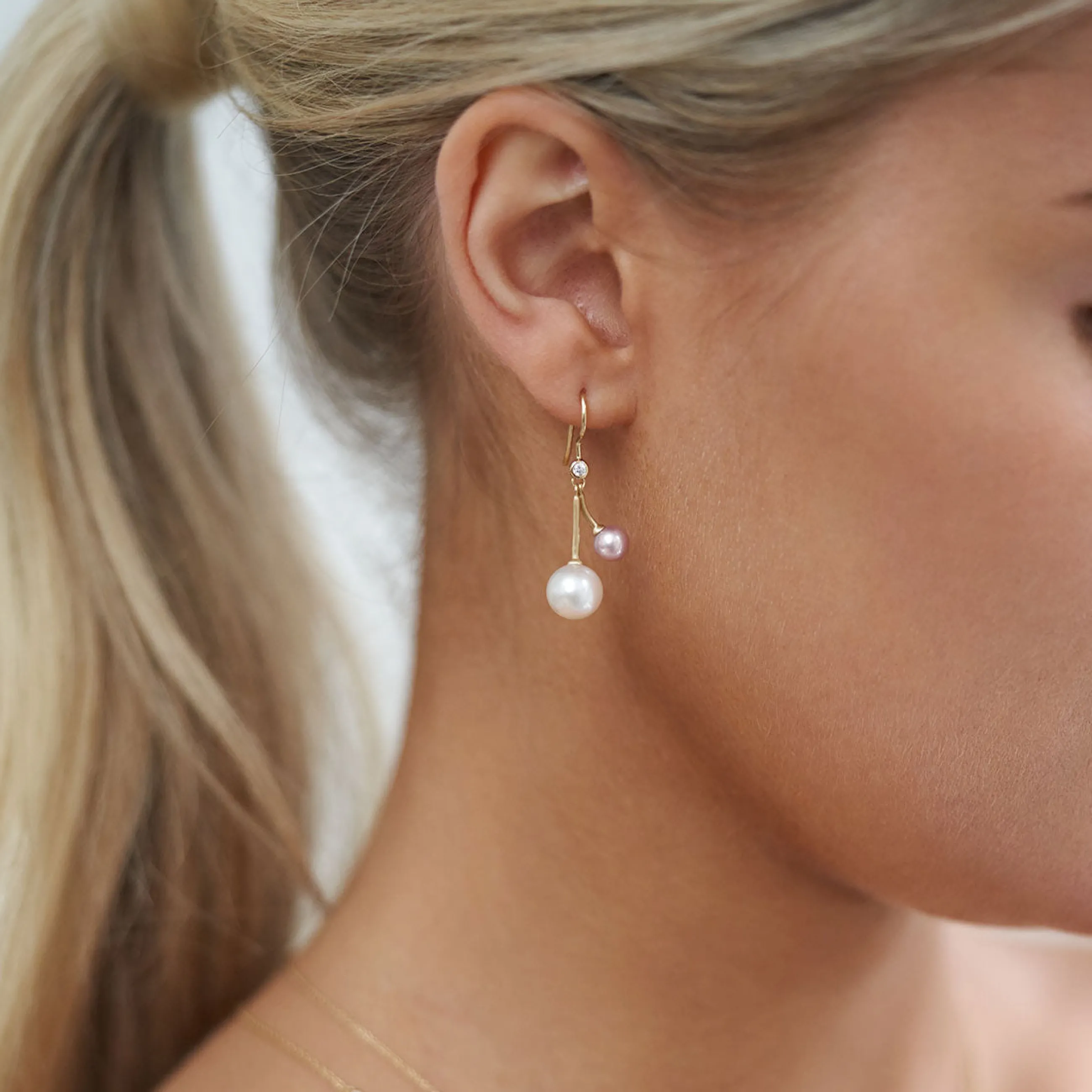 byBiehl® Danmark Fine Coco Cherry Øreringe 14K guld Cheap