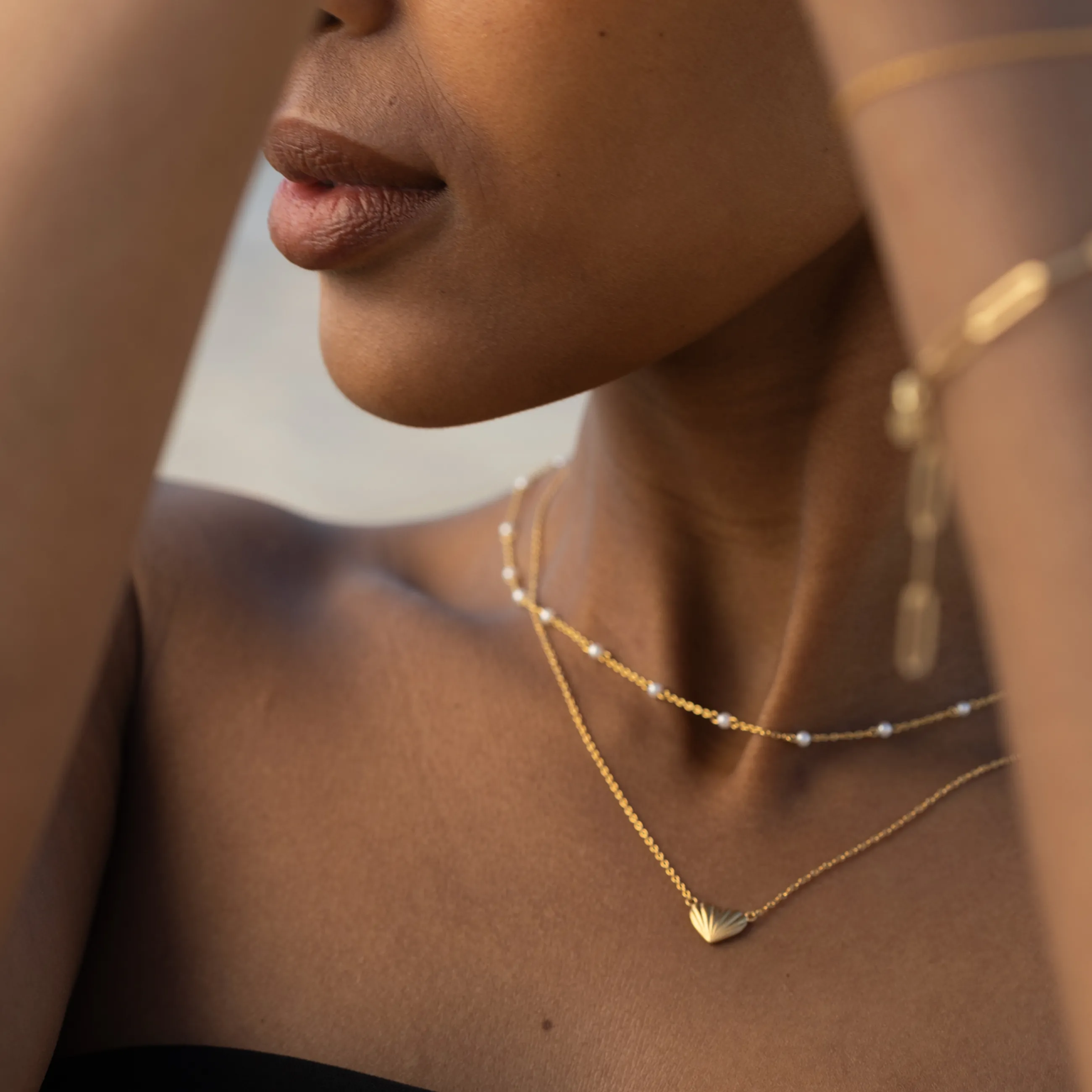 byBiehl® Danmark Fine Just Love Halskæde 14K guld Hot