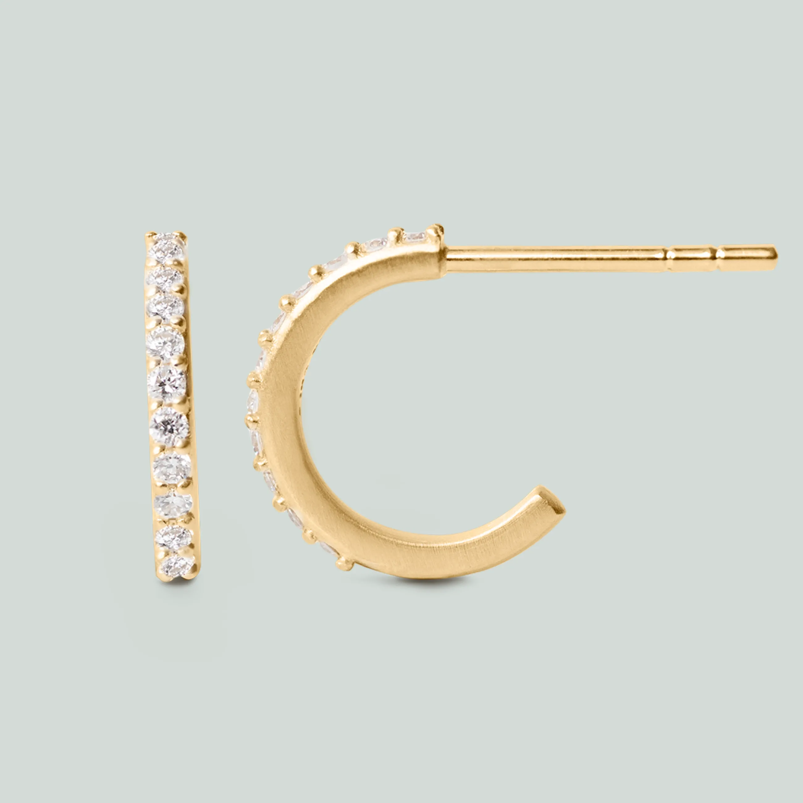 byBiehl® Danmark Fine Sparkle Hoops Miniature 14K guld Online