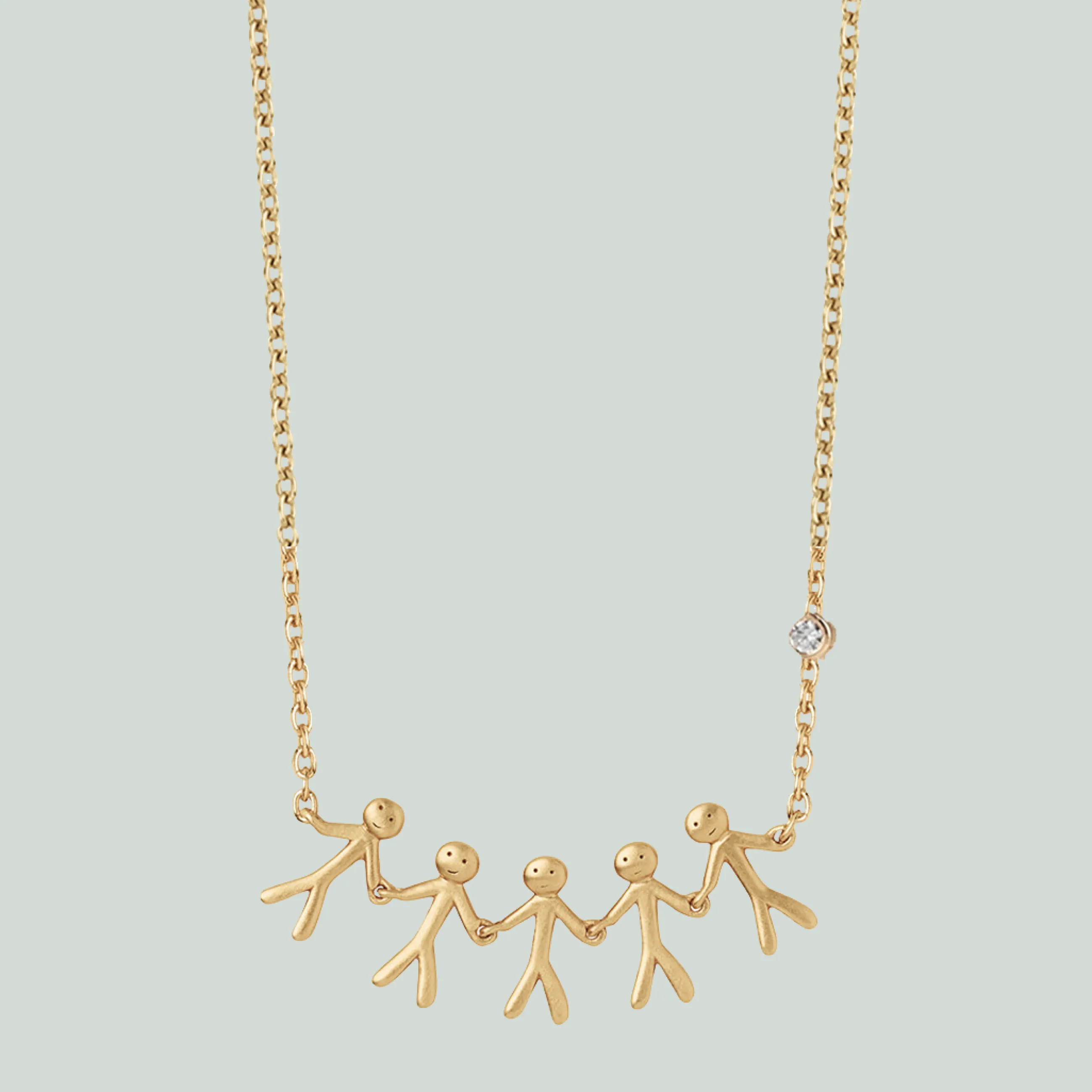 byBiehl® Danmark Fine Together 5 Halskæde 14K guld Best Sale