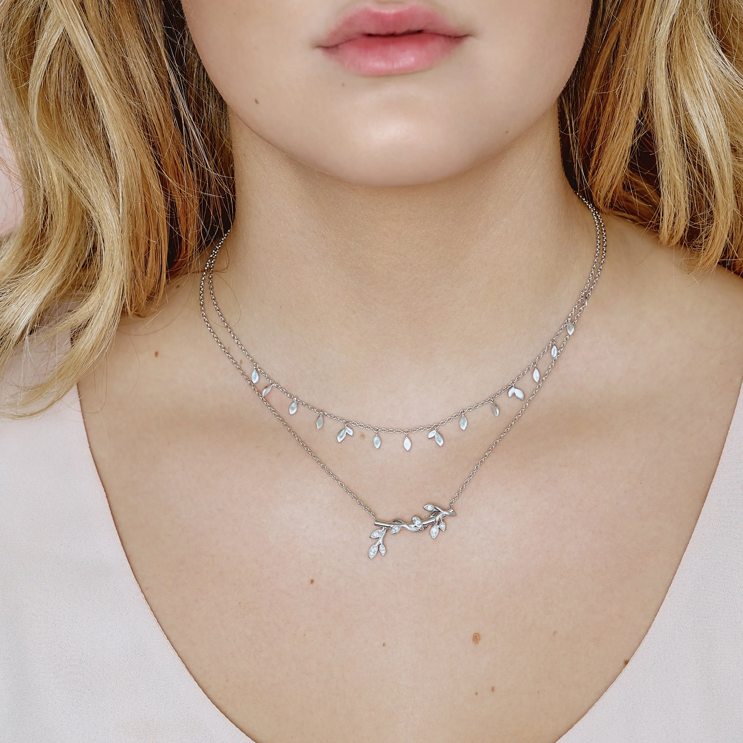 byBiehl® Danmark Jungle Vine halskæde Sterling sølv Hot