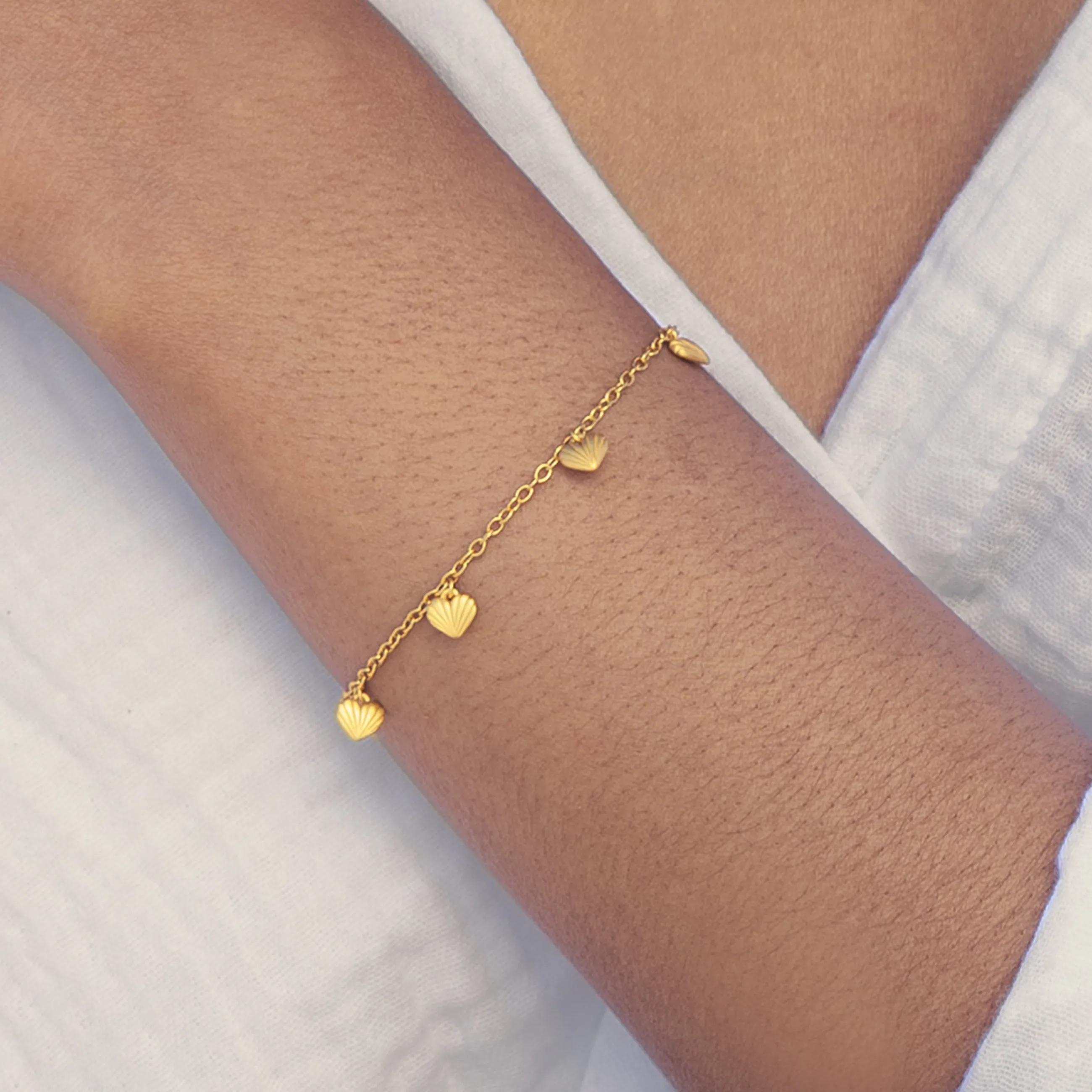 byBiehl® Danmark Just Love armbånd 14K forgyldt sølv Cheap