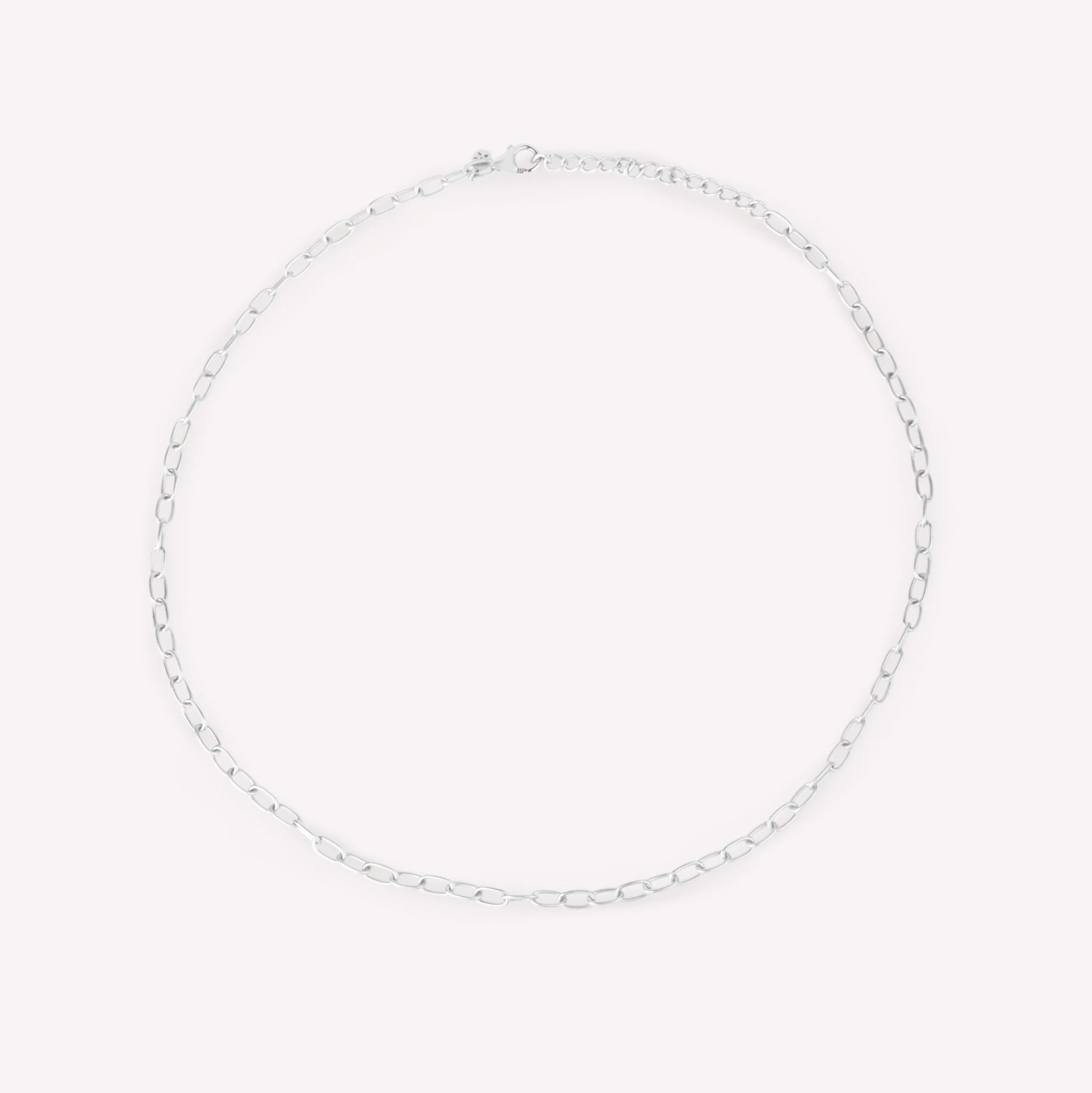 byBiehl® Danmark Link oval halskæde Sterling sølv Shop