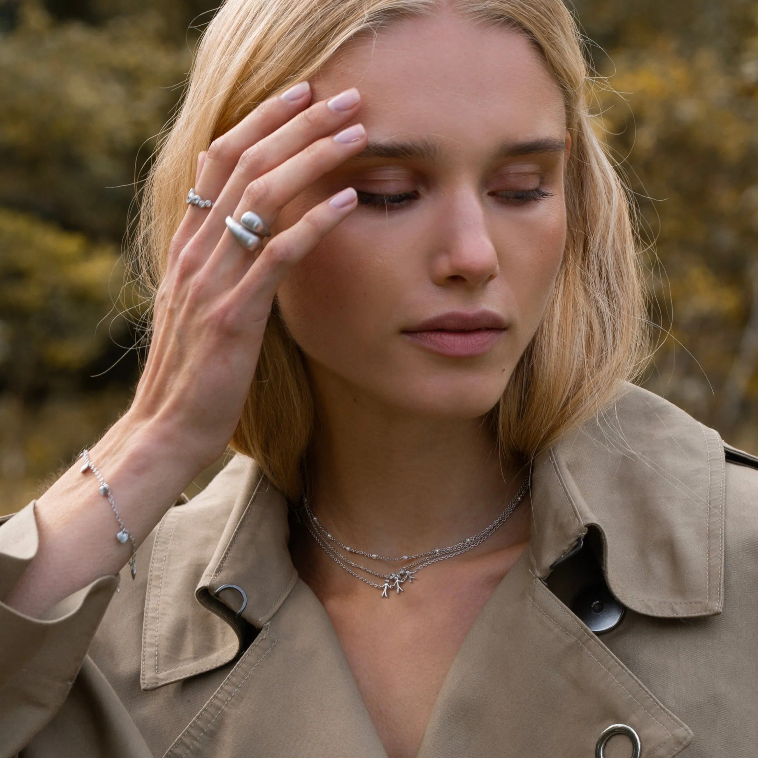 byBiehl® Danmark Ocean Flow Duo ring Sterling sølv Discount