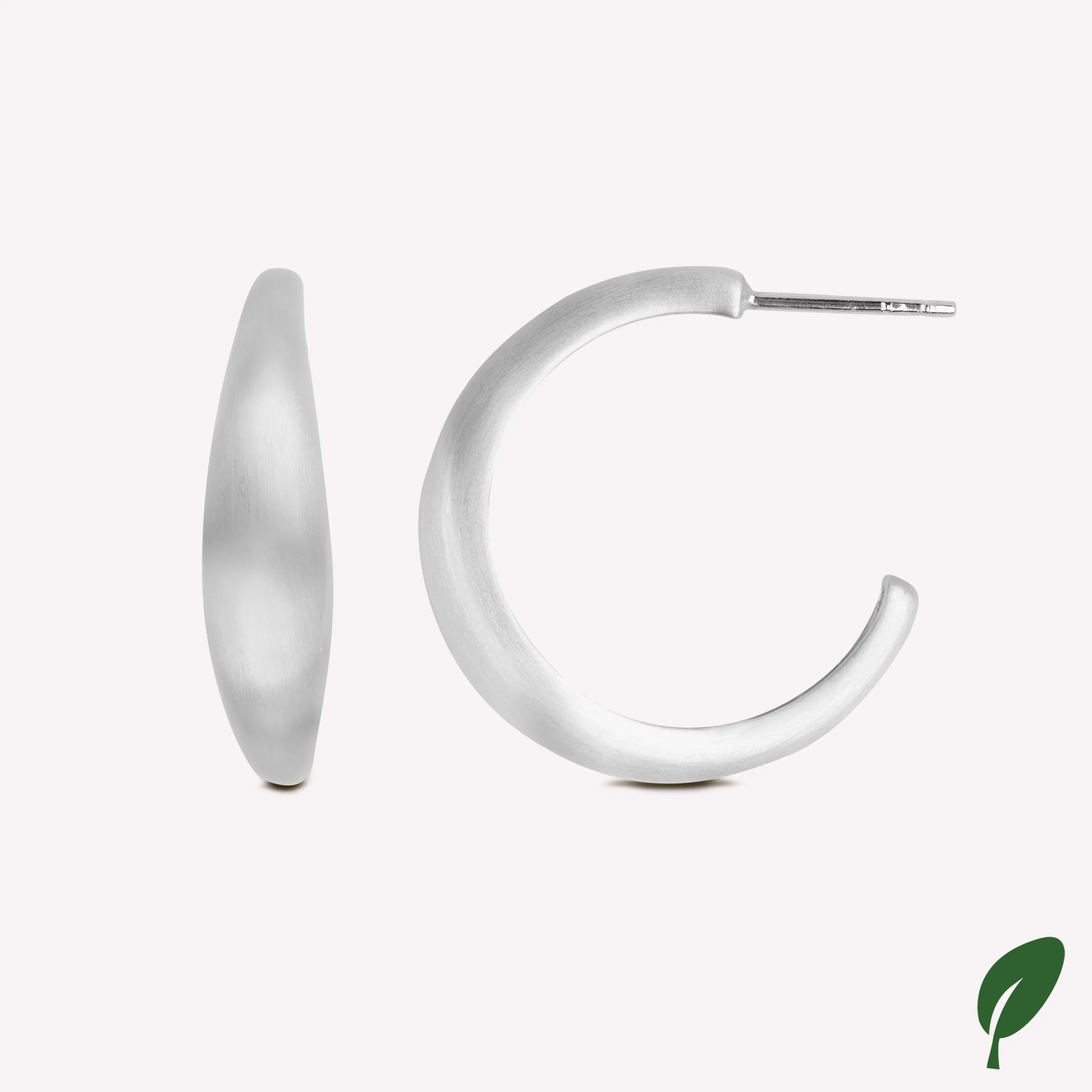 byBiehl® Danmark Ocean Flow Hoops Large Sterling sølv Sale