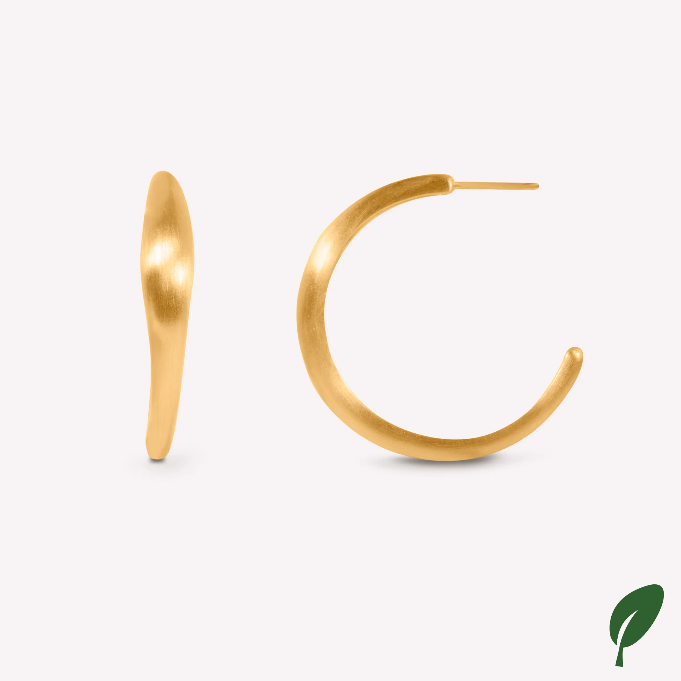 byBiehl® Danmark Ocean Flow Hoops XL 14K forgyldt sølv Cheap