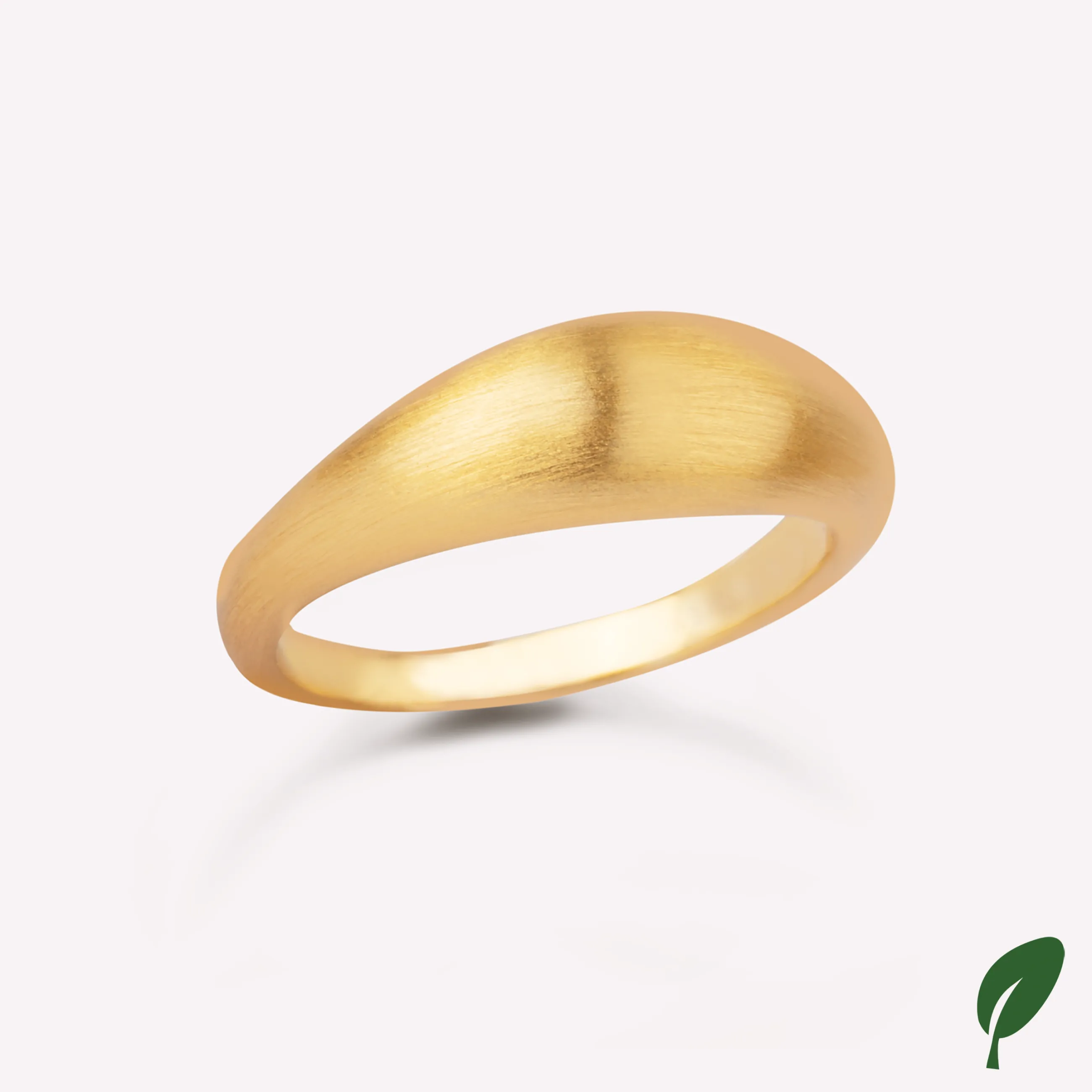 byBiehl® Danmark Ocean Flow ring 14K forgyldt sølv Flash Sale