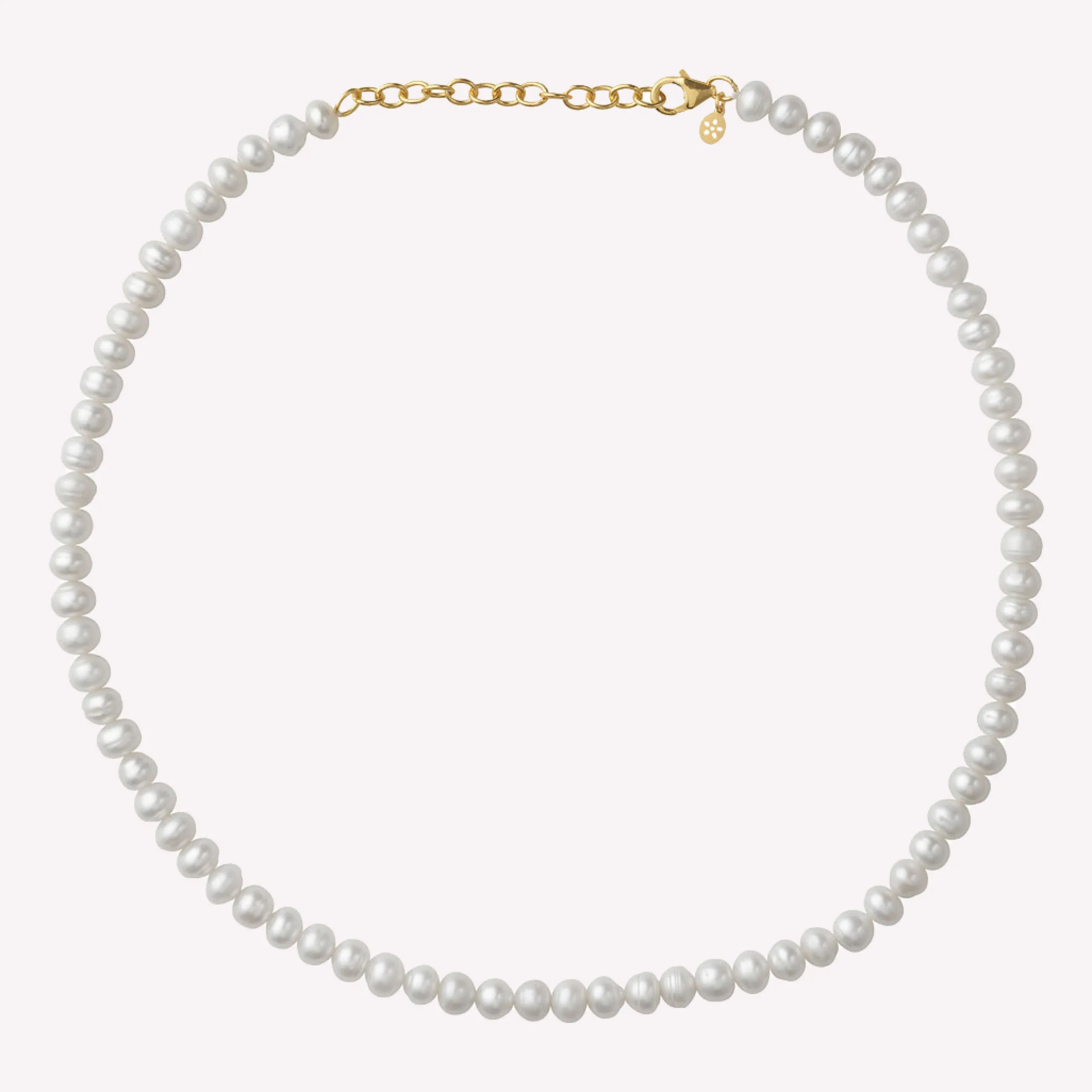 byBiehl® Danmark Pearl halskæde 14K forgyldt sølv Sale