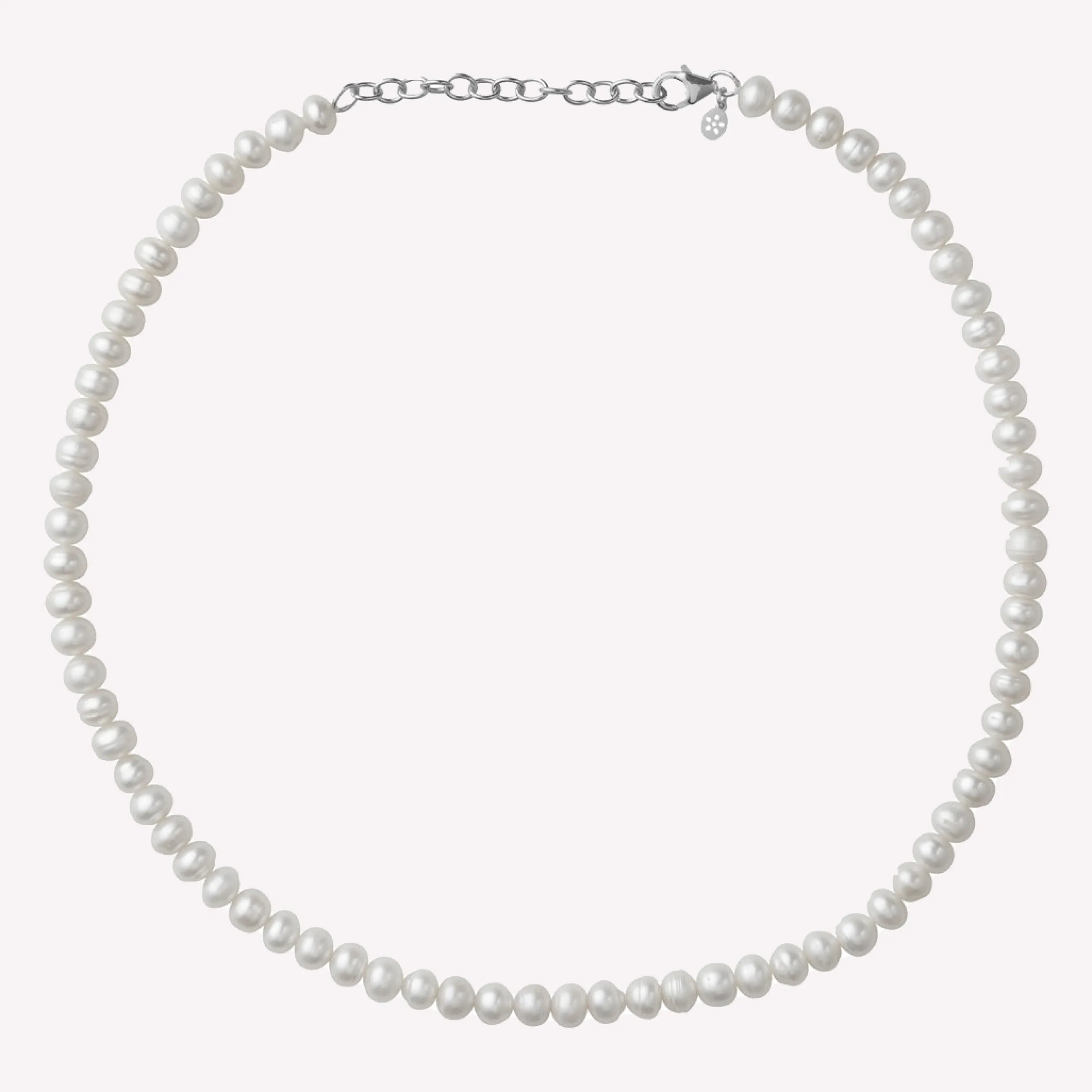 byBiehl® Danmark Pearl halskæde Sterling sølv Store