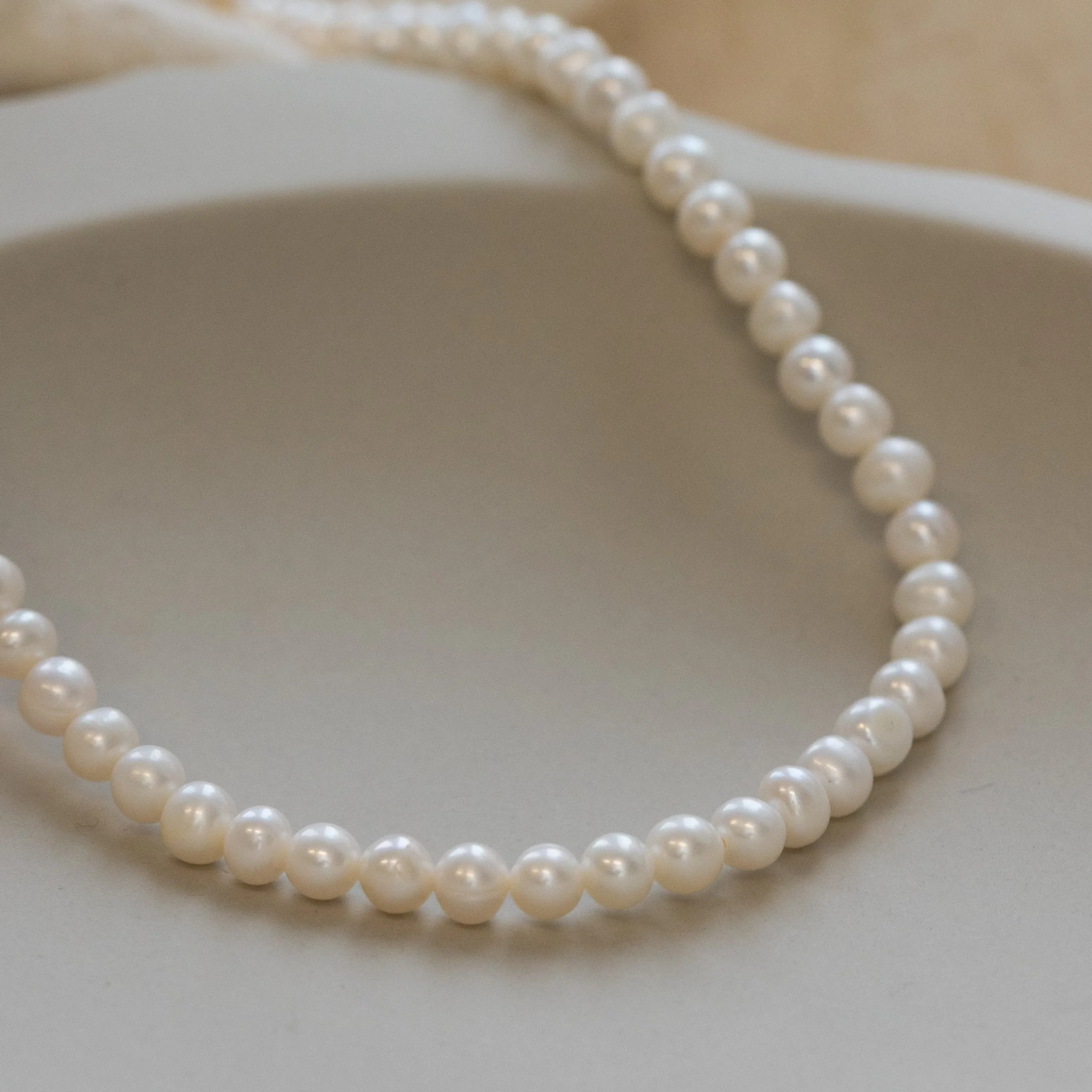 byBiehl® Danmark Pearl halskæde Sterling sølv Store