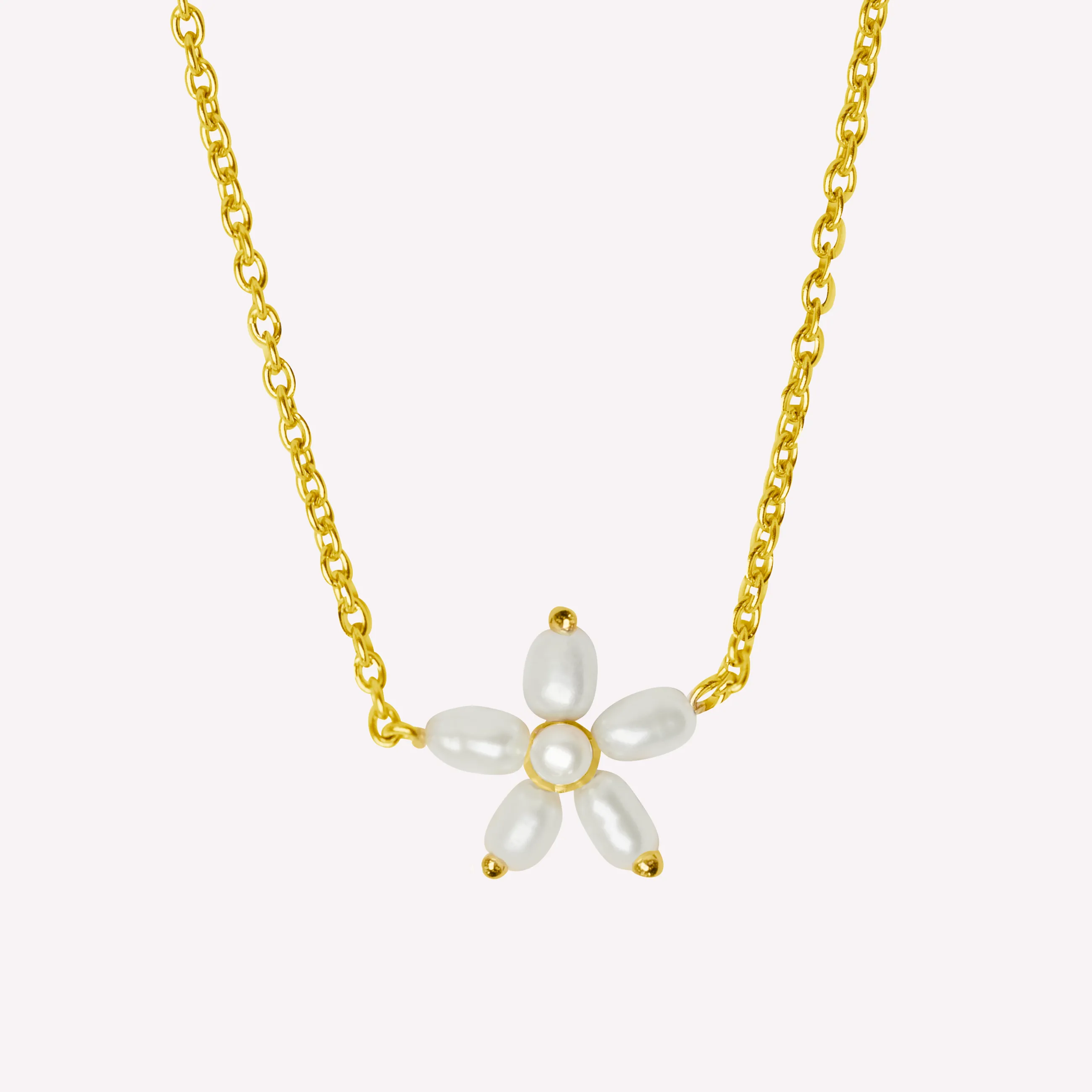 byBiehl® Danmark Pearl Signature halskæde 14K forgyldt sølv New