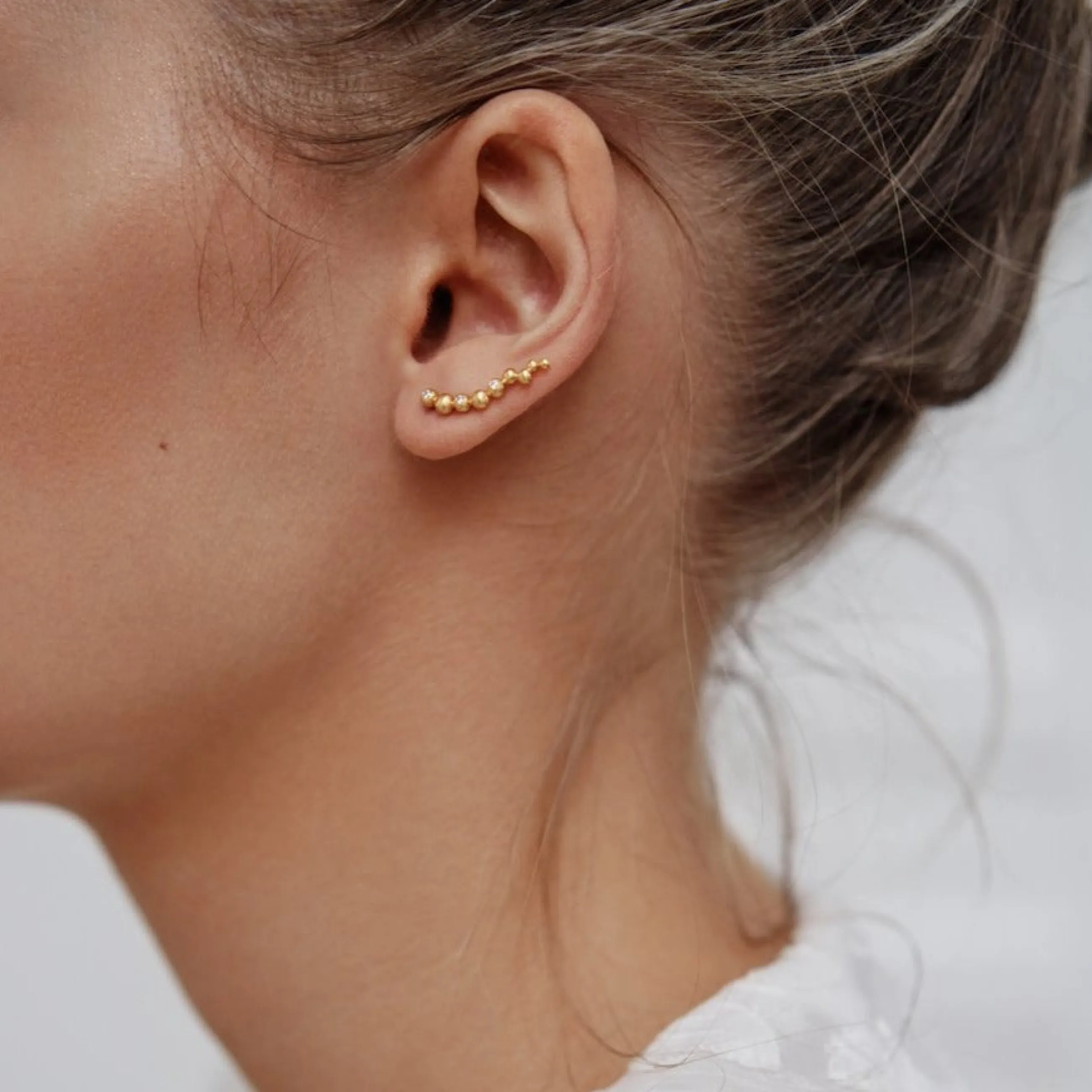 byBiehl® Danmark Pebbles Earclimbers 14K forgyldt sølv Shop