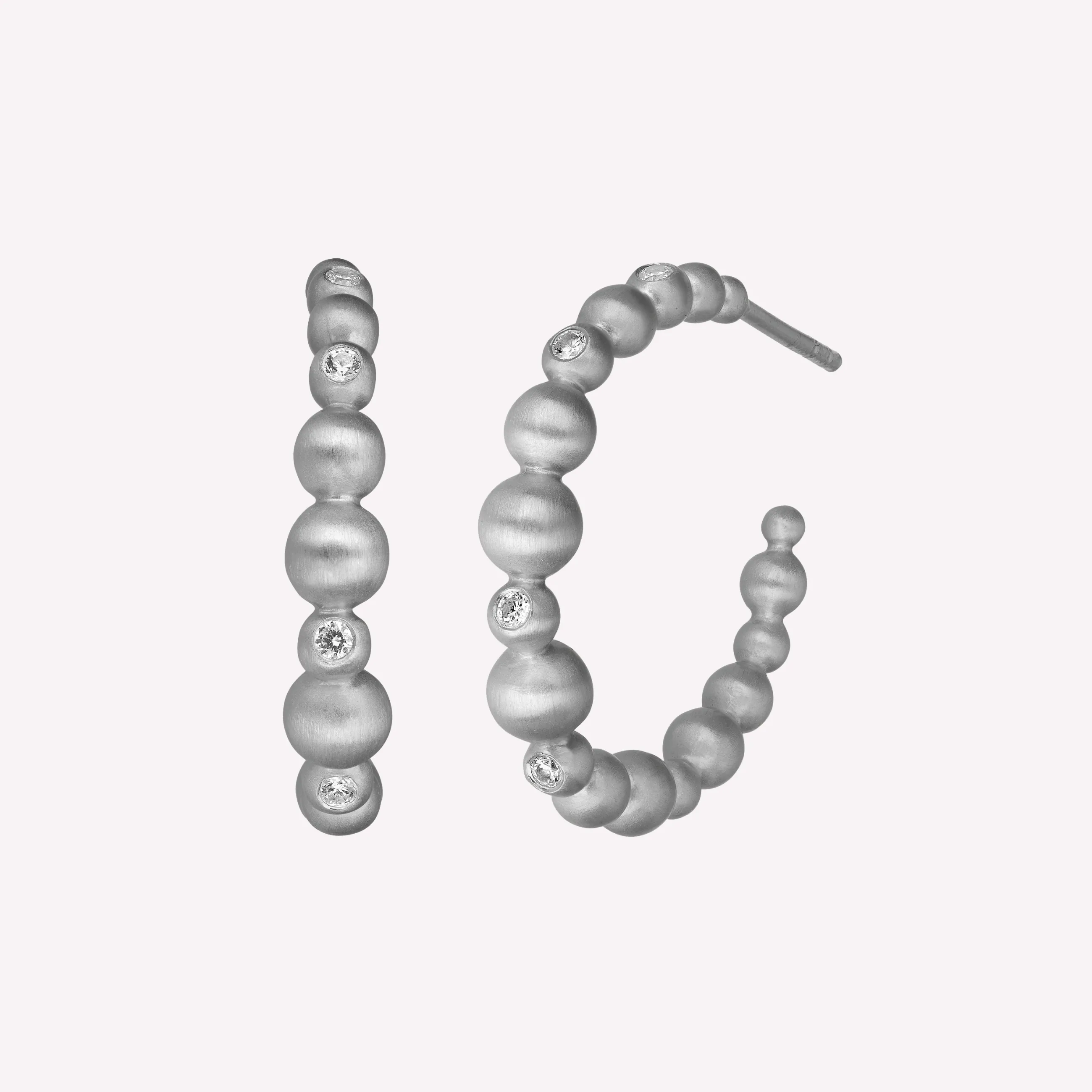 byBiehl® Danmark Pebbles Hoops Sterling sølv Clearance