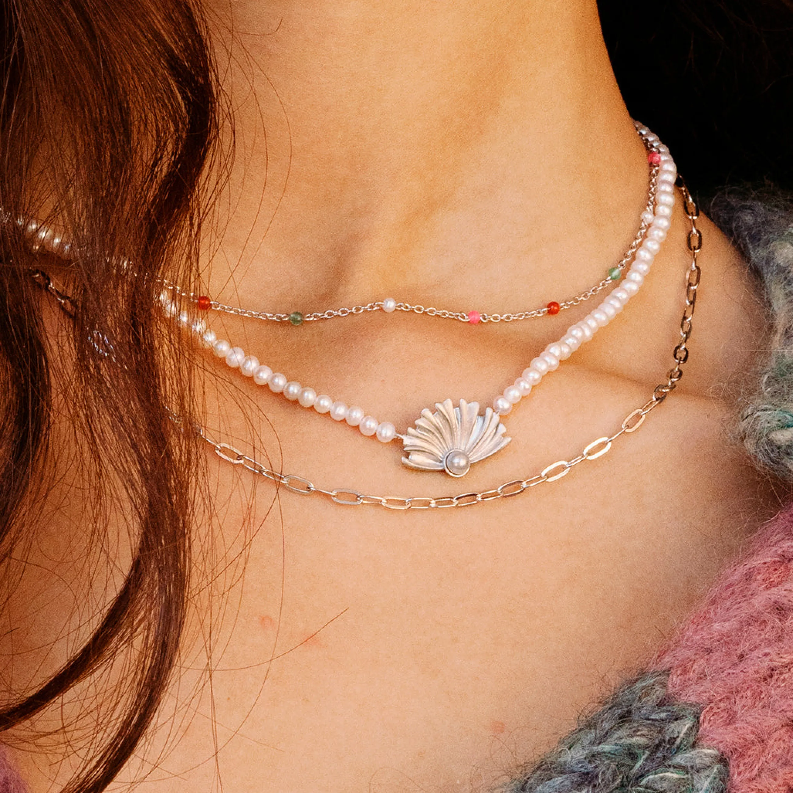 byBiehl® Danmark Poppy halskæde Sterling sølv Cheap