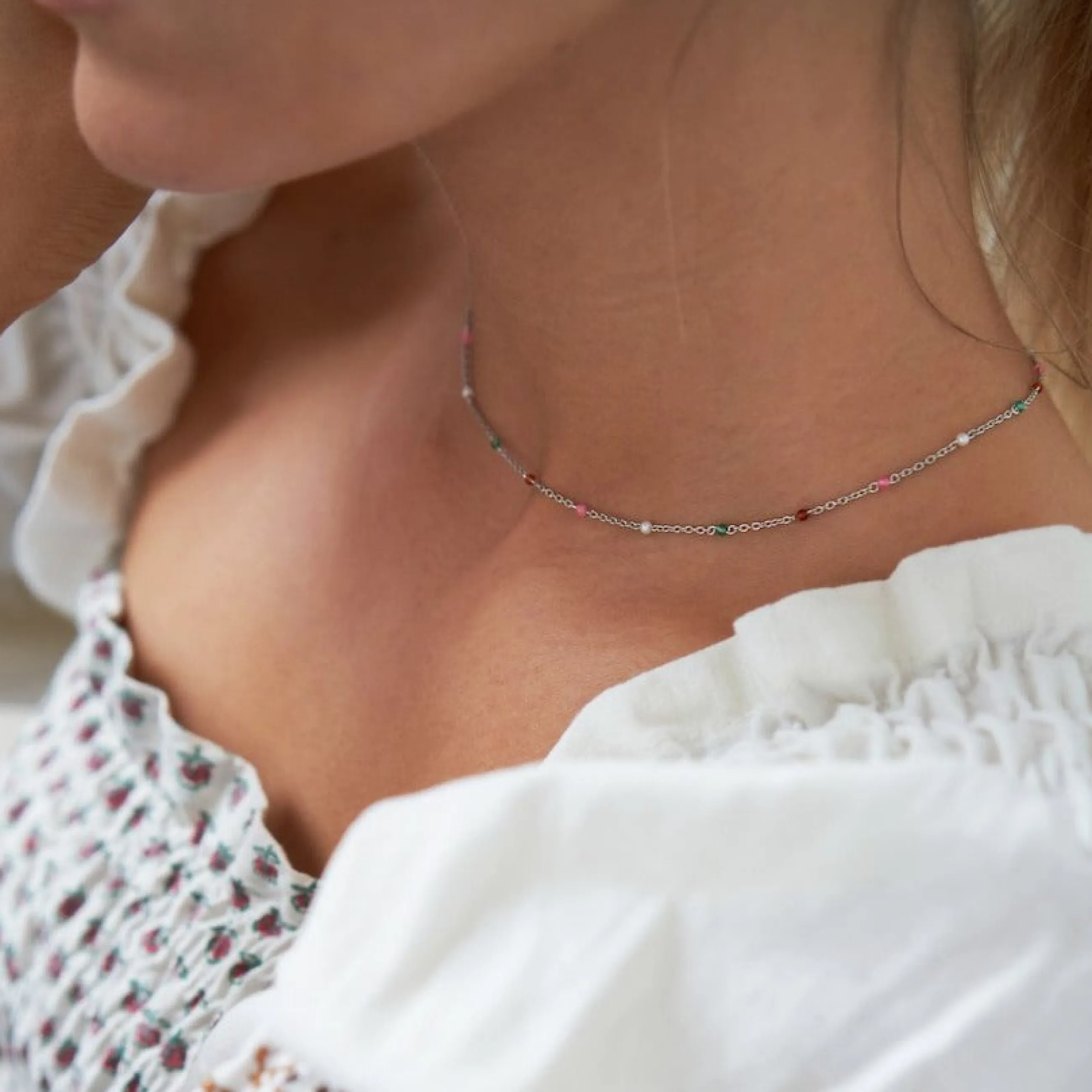 byBiehl® Danmark Scarlett Colors halskæde Sterling sølv / Colors Cheap