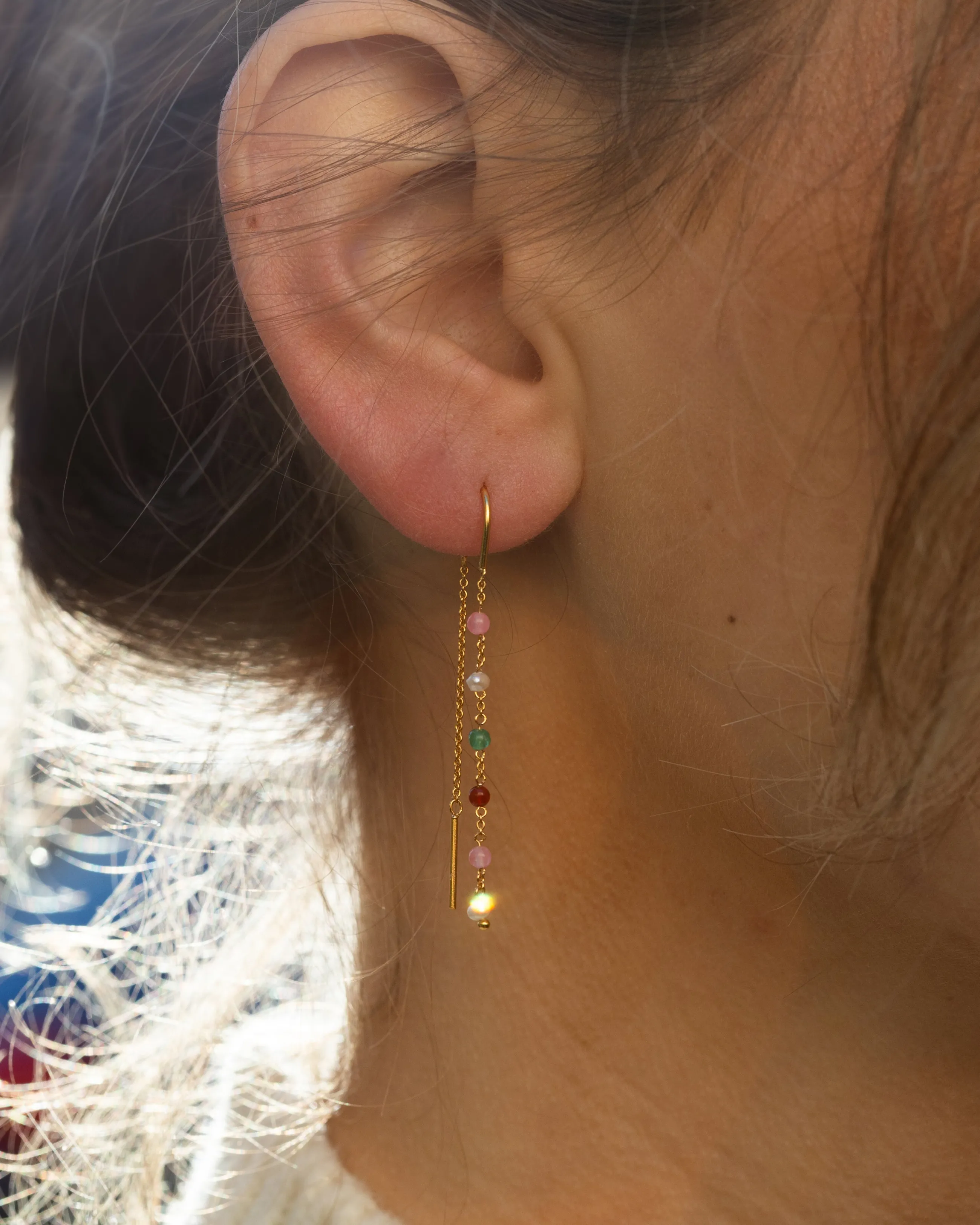 byBiehl® Danmark Scarlett Earhangers Colors 14K forgyldt sølv / Colors New