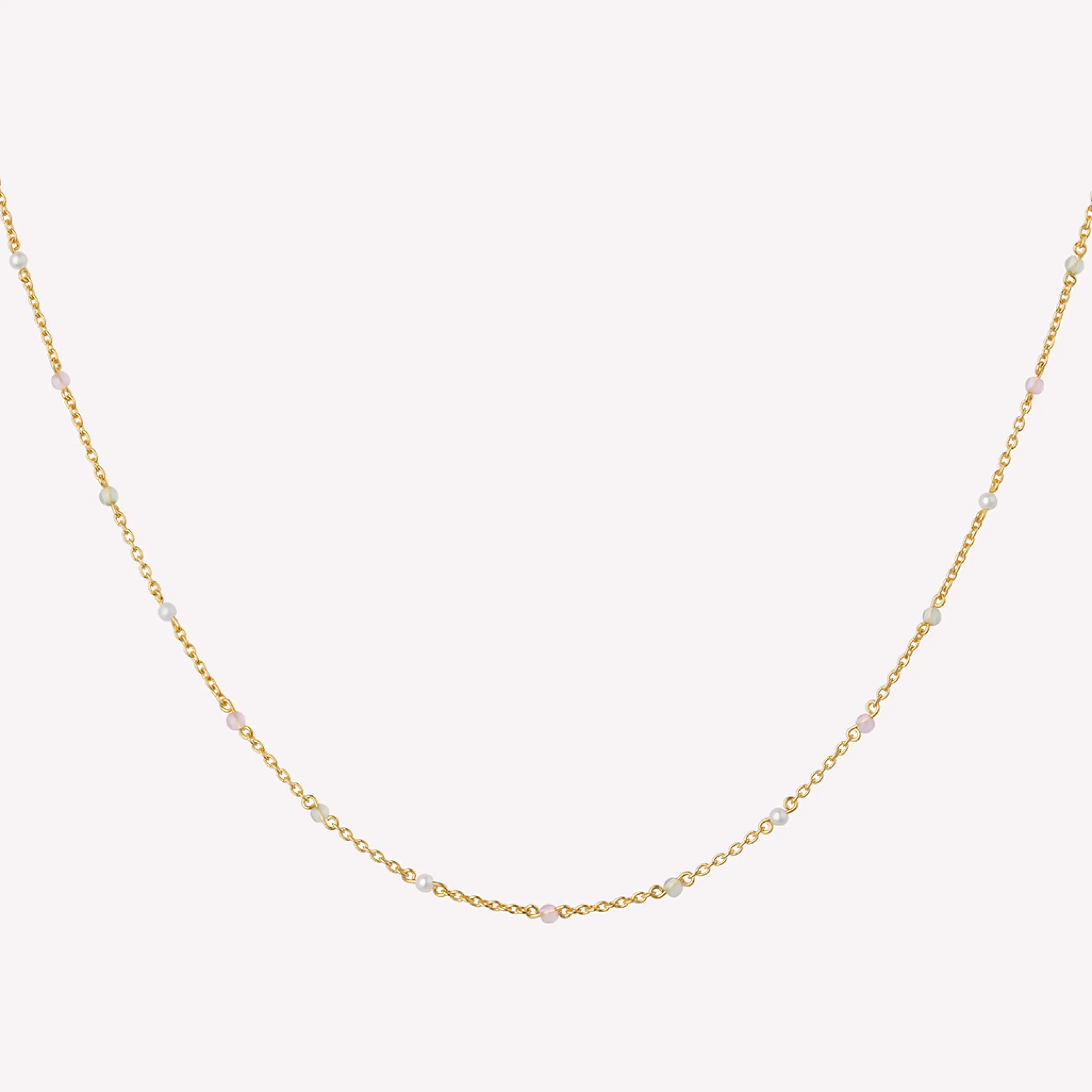 byBiehl® Danmark Scarlett Pastels halskæde 14K forgyldt sølv / Pastels Fashion
