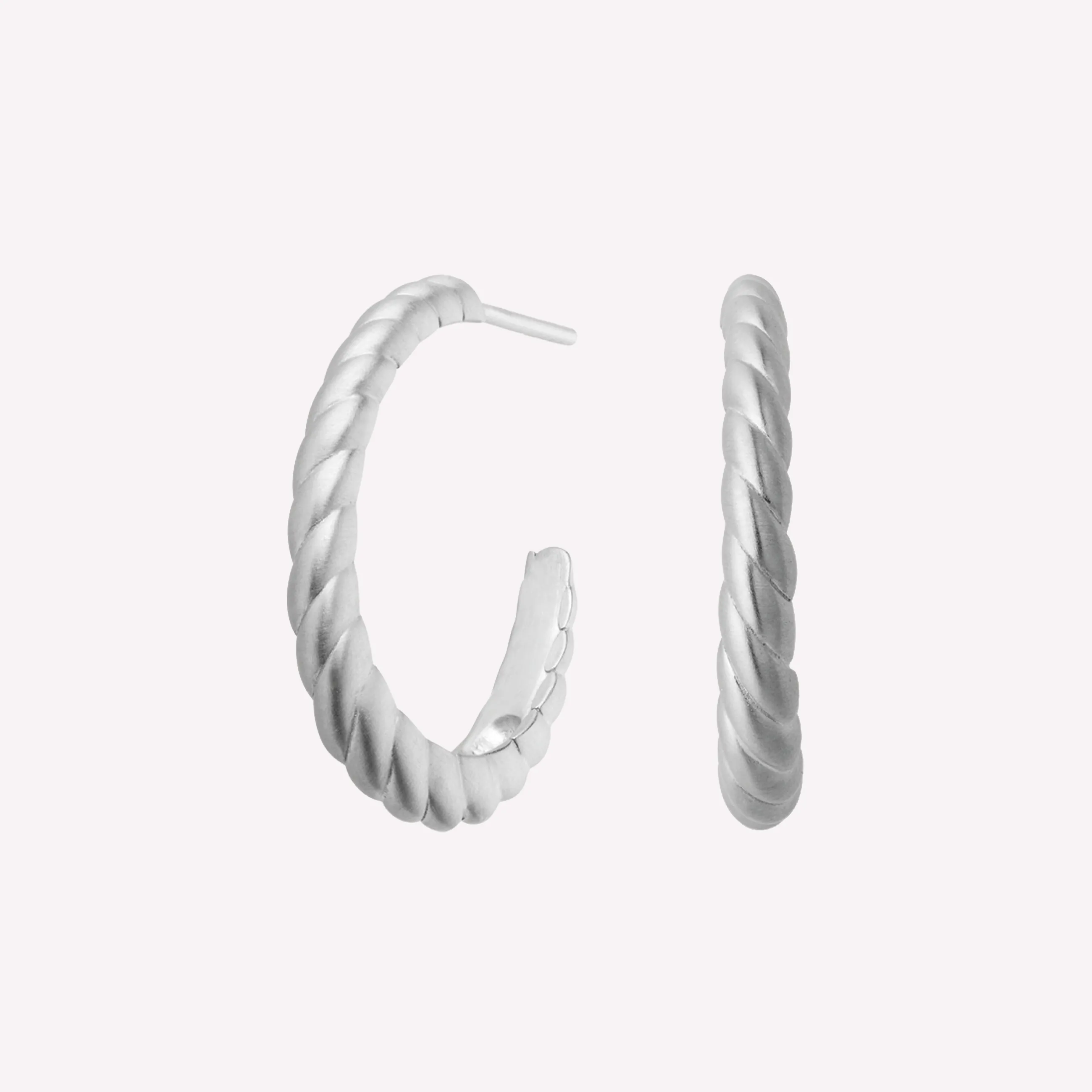 byBiehl® Danmark Seashell Hoops Large Sterling sølv Cheap