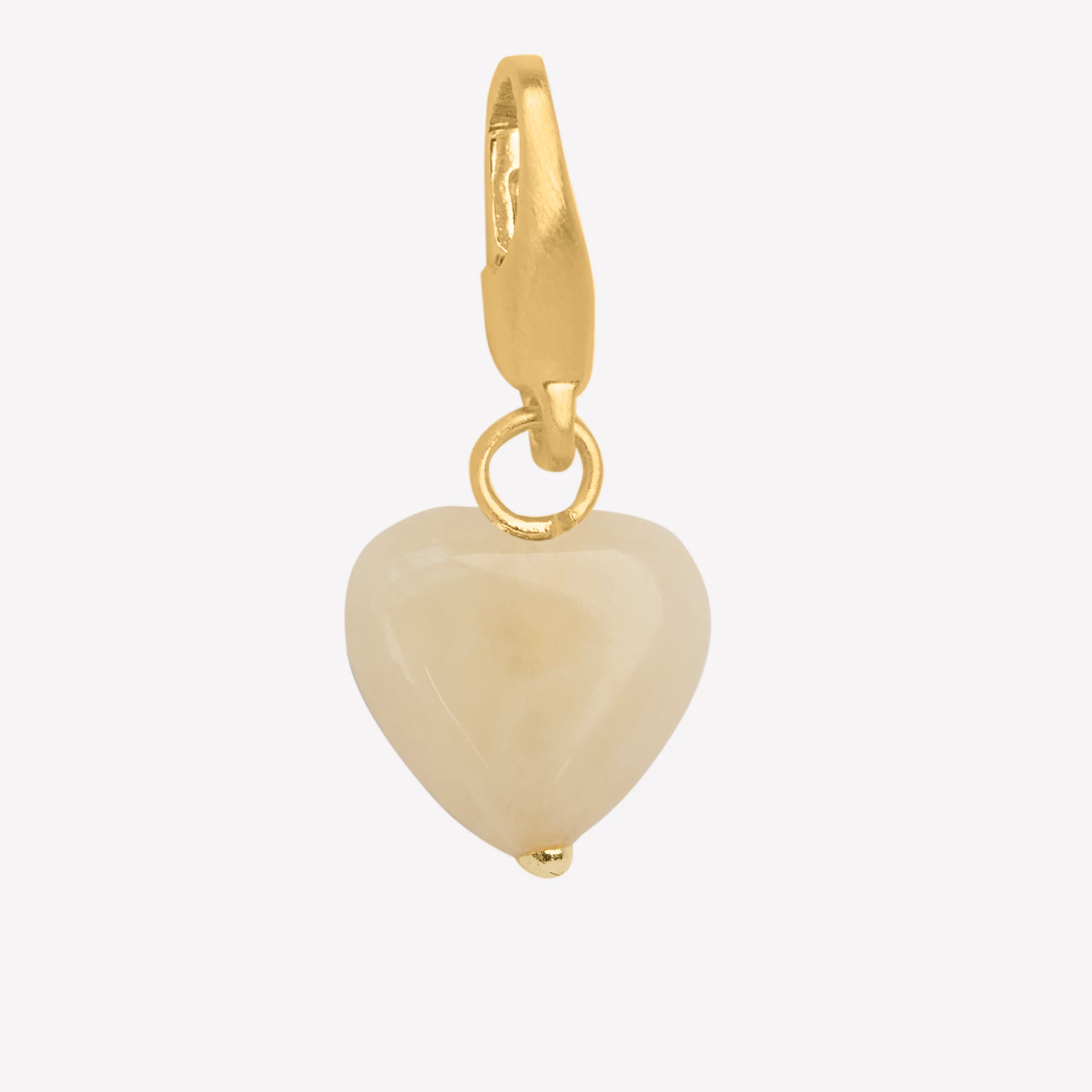 byBiehl® Danmark Soft Heart Charm Cream 14k guldbelagt Best