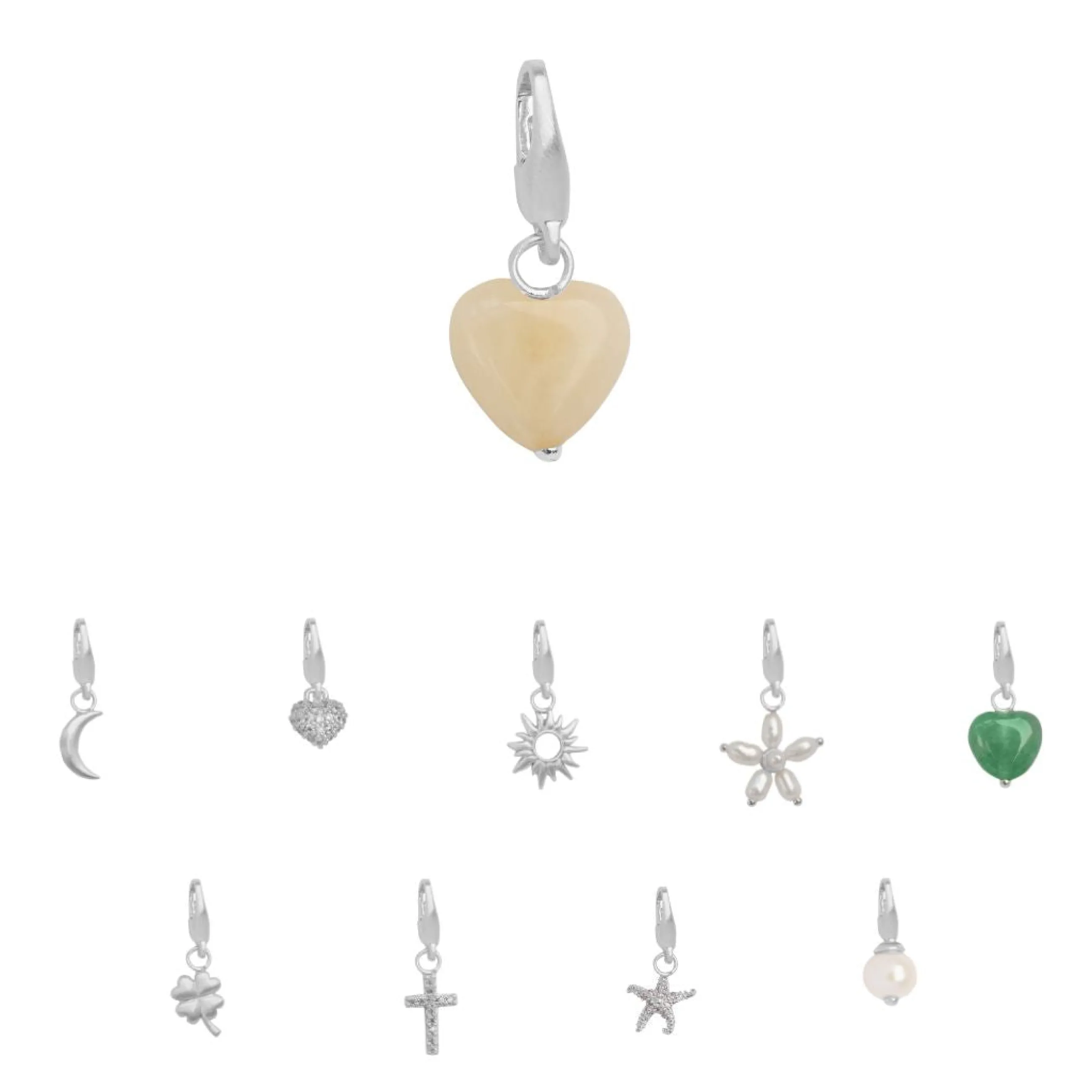 soft_heart_charm_cream_2-2.webp byBiehl® Danmark Soft Heart Charm Cream Sterling sølv Cheap
