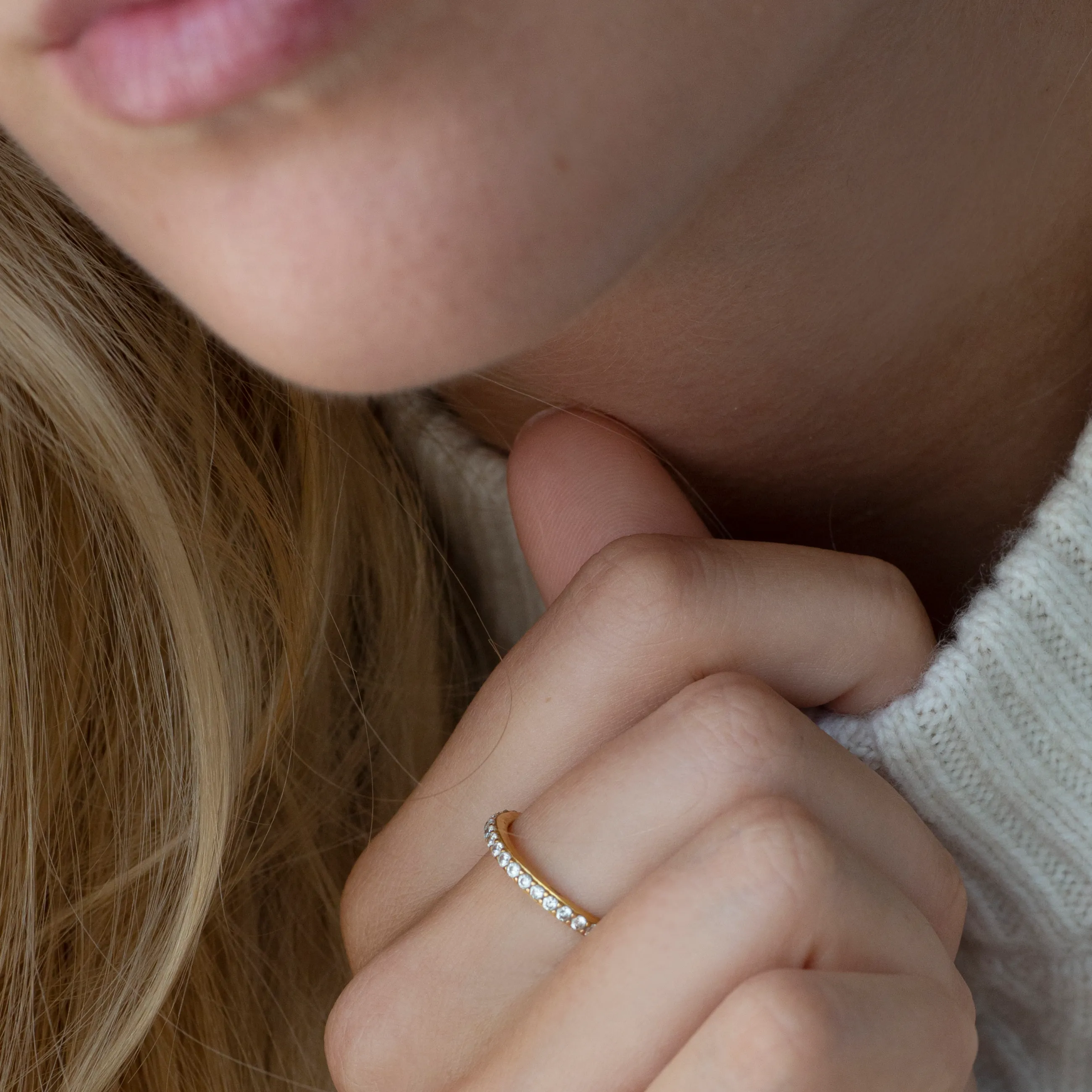 byBiehl® Danmark Sparkle Band 14K forgyldt sølv Fashion