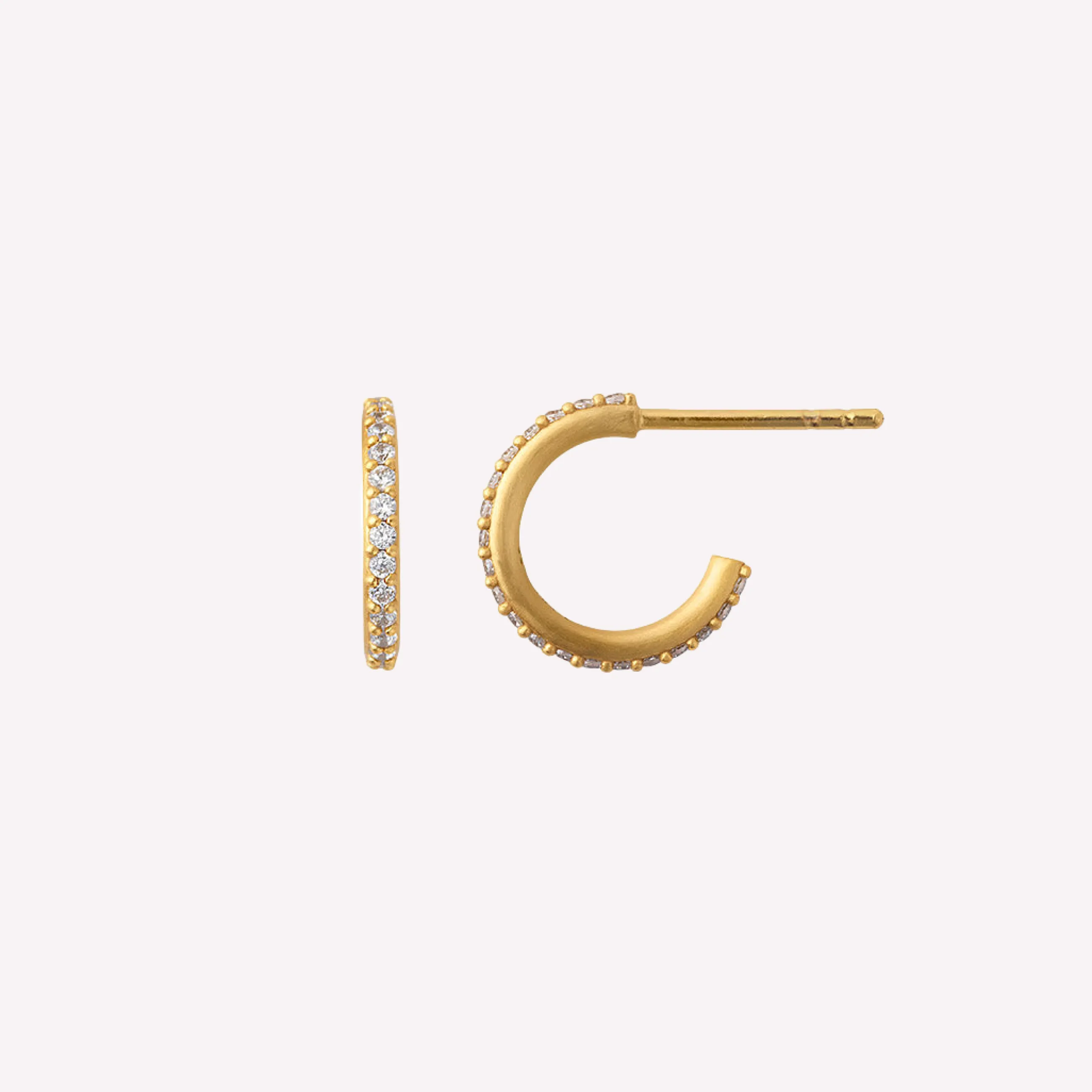 byBiehl® Danmark Sparkle Hoops Miniature 14K forgyldt sølv Shop