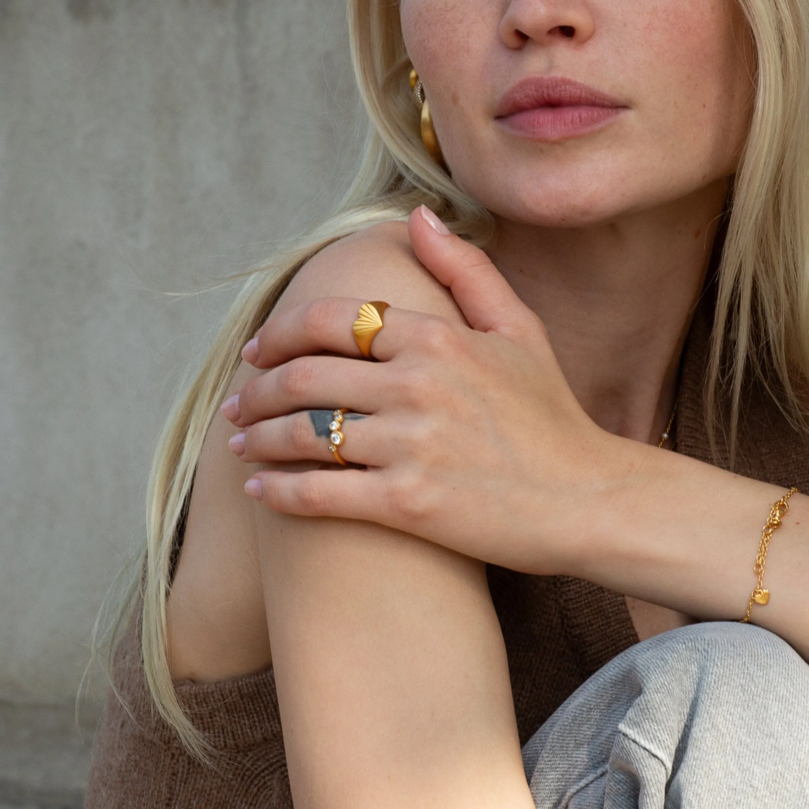 byBiehl® Danmark Stardust ring 14K forgyldt sølv Discount