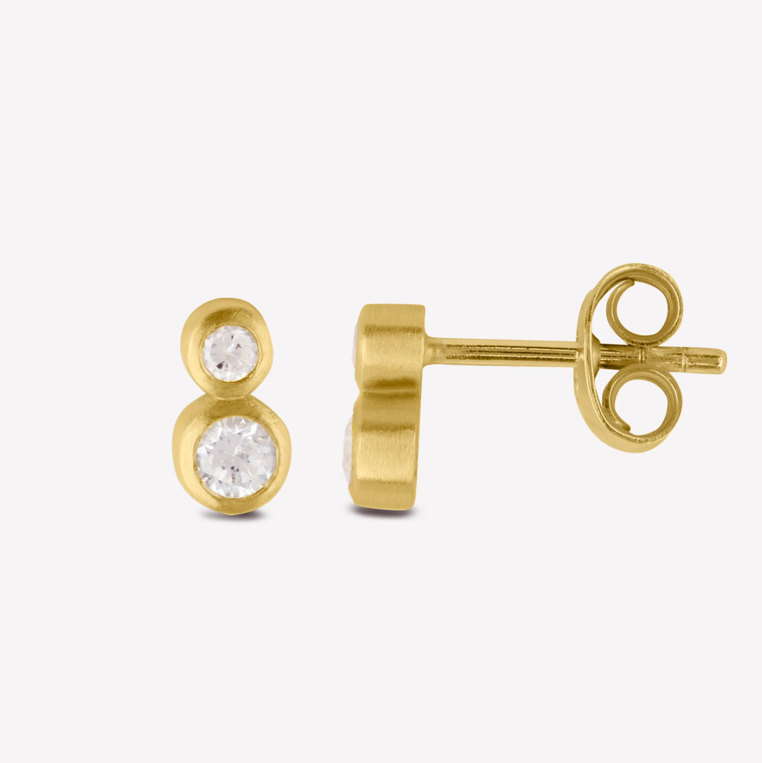 byBiehl® Danmark Stardust Stud 2 14K forgyldt sølv Outlet