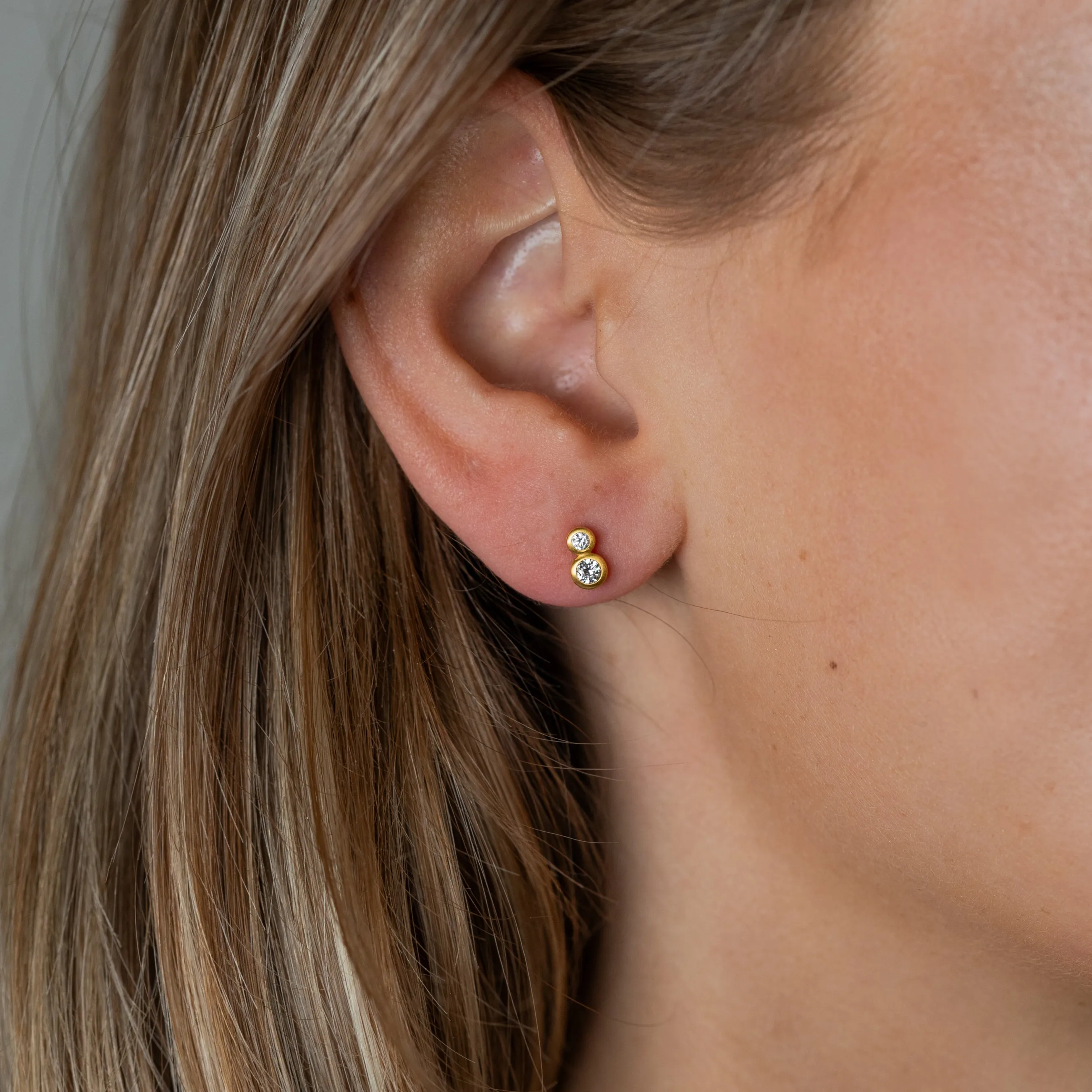 byBiehl® Danmark Stardust Stud 2 14K forgyldt sølv Outlet