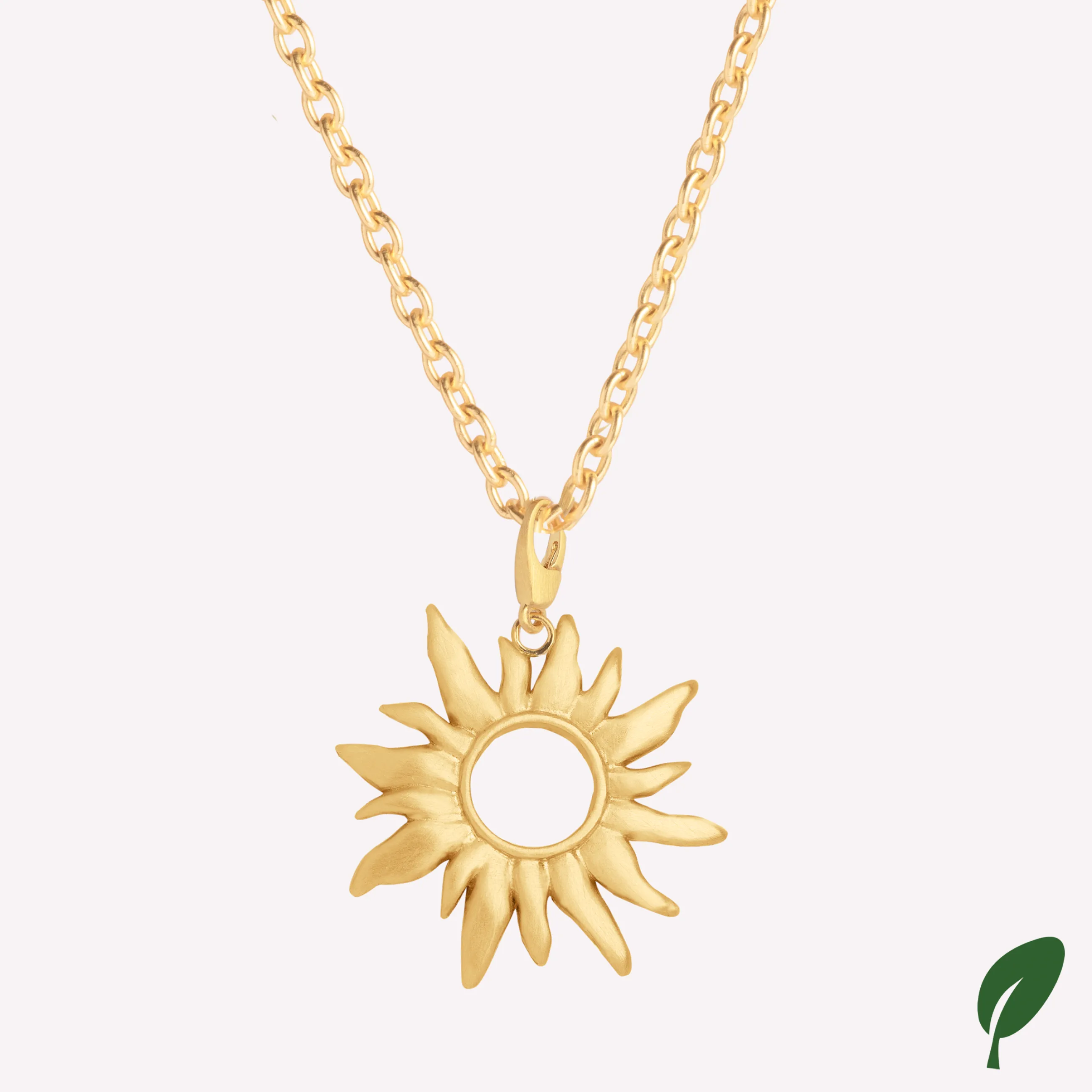 byBiehl® Danmark Sun Wild Classic Halskæde 14K Guldbelagt New