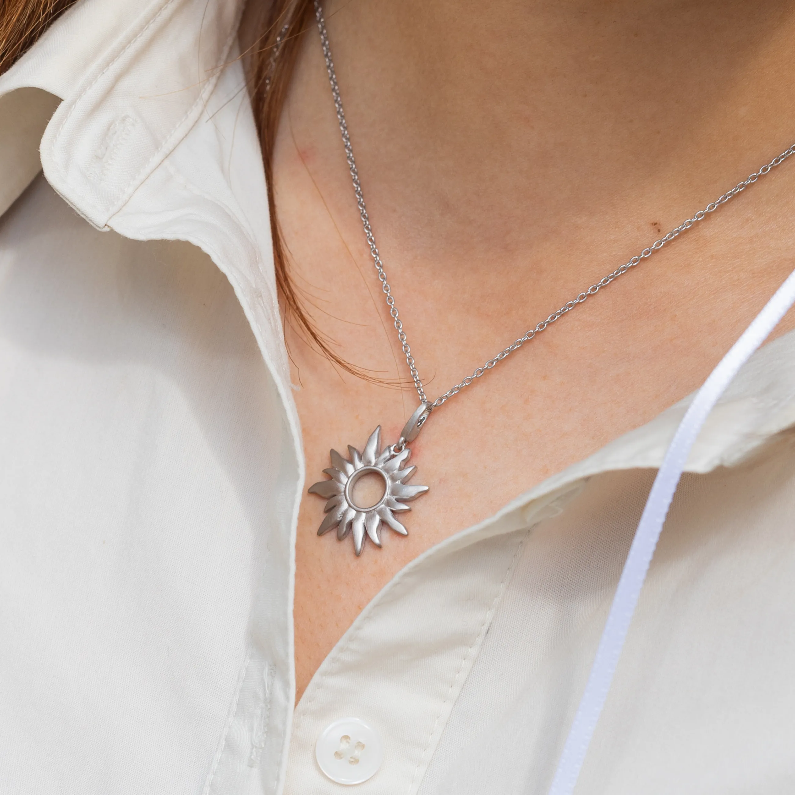 byBiehl® Danmark Sun Wild Classic Halskæde Sterling sølv Fashion