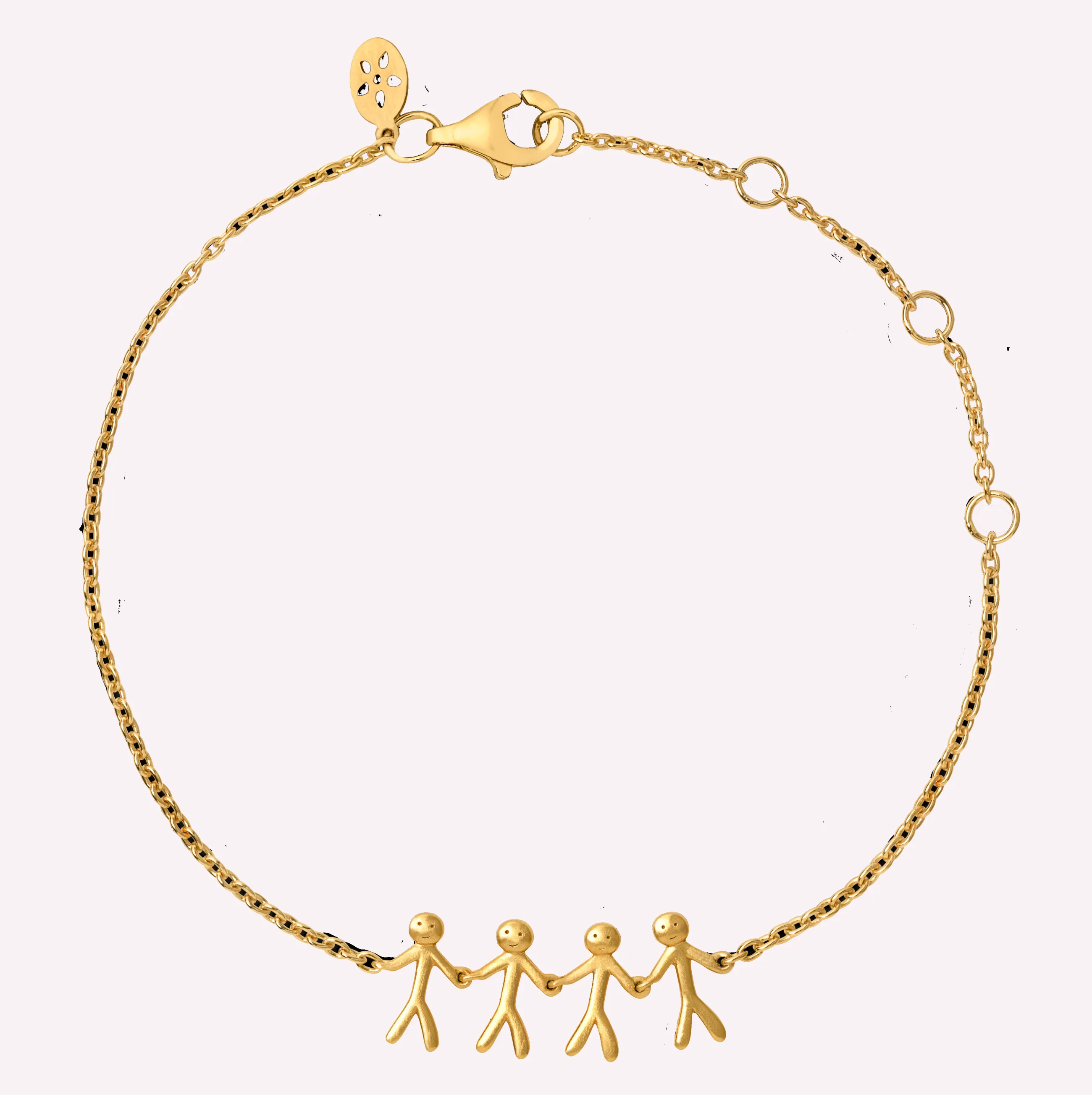 byBiehl® Danmark Together Family 4 armbånd 14K forgyldt sølv Flash Sale