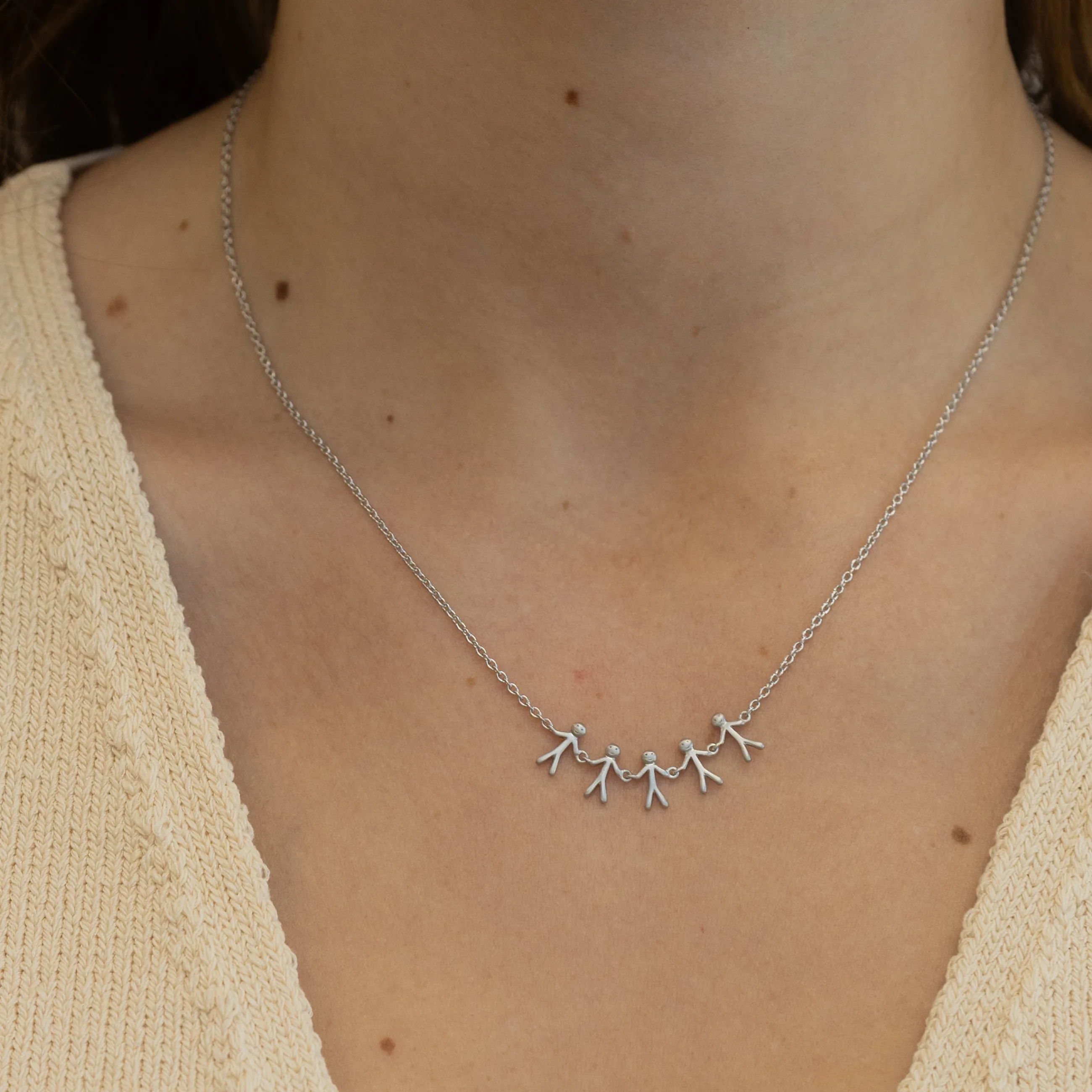 byBiehl® Danmark Together Family 5 halskæde Sterling sølv Sale