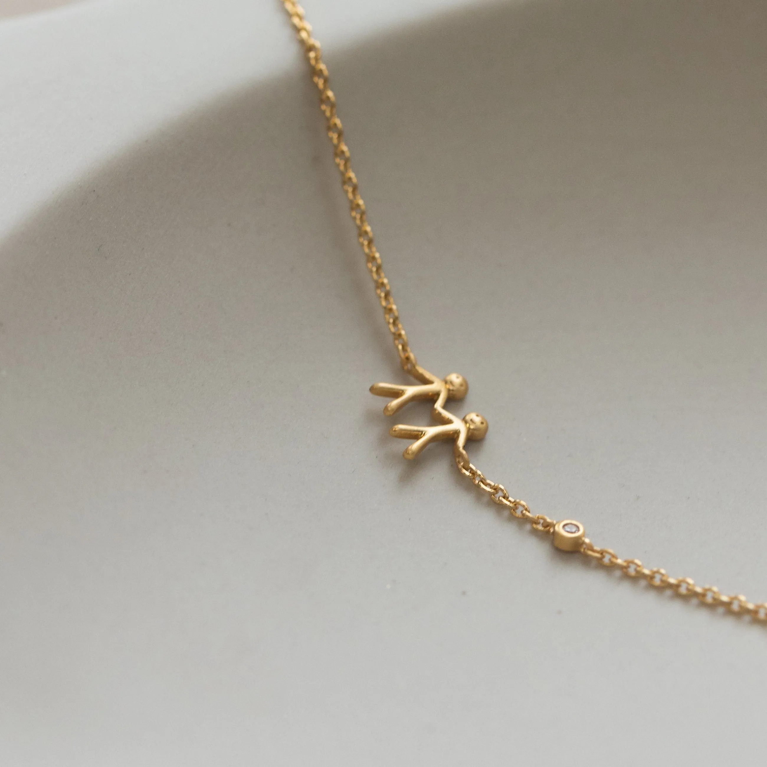 byBiehl® Danmark Together My Love armbånd 14K forgyldt sølv New