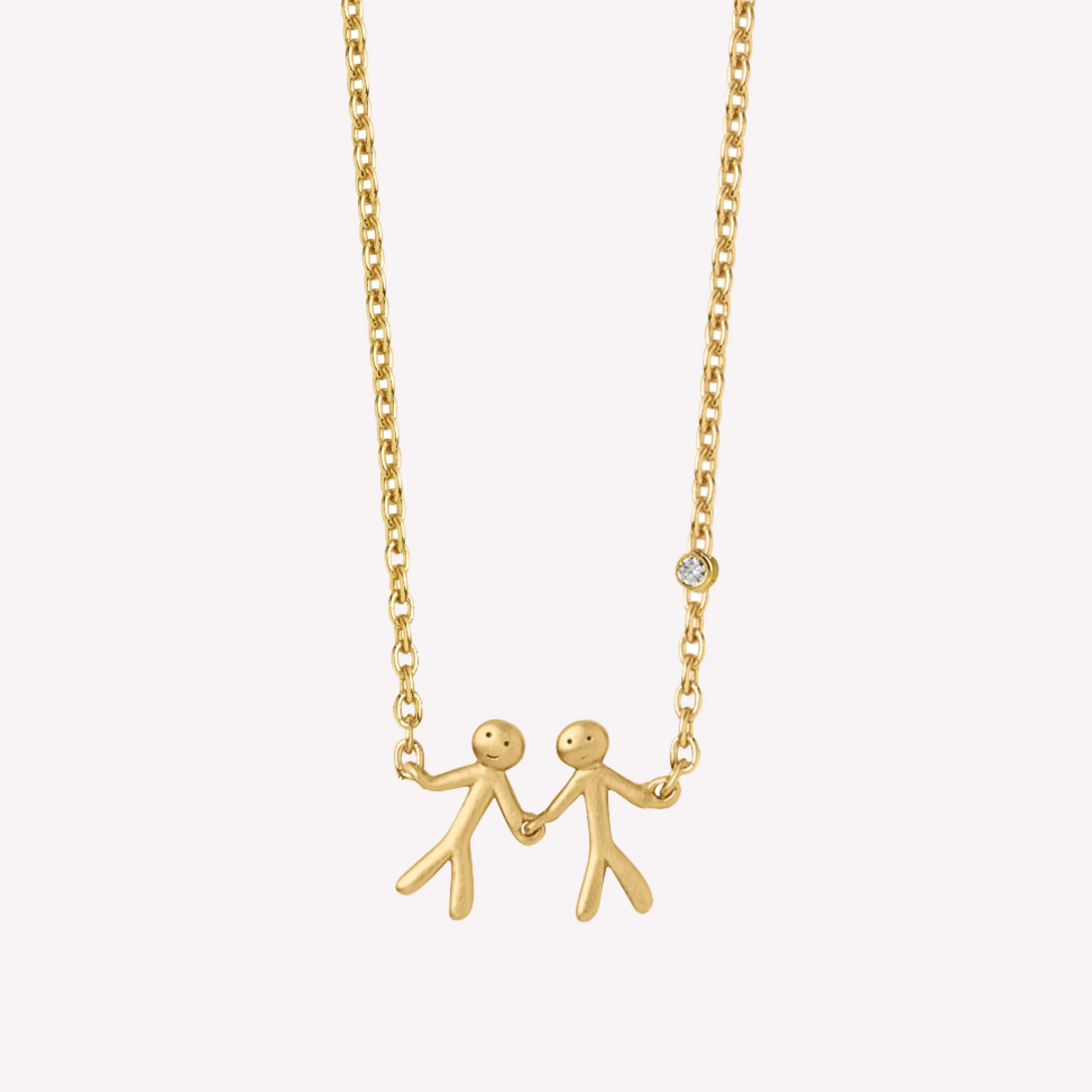 byBiehl® Danmark Together My Love halskæde 14K forgyldt sølv Shop