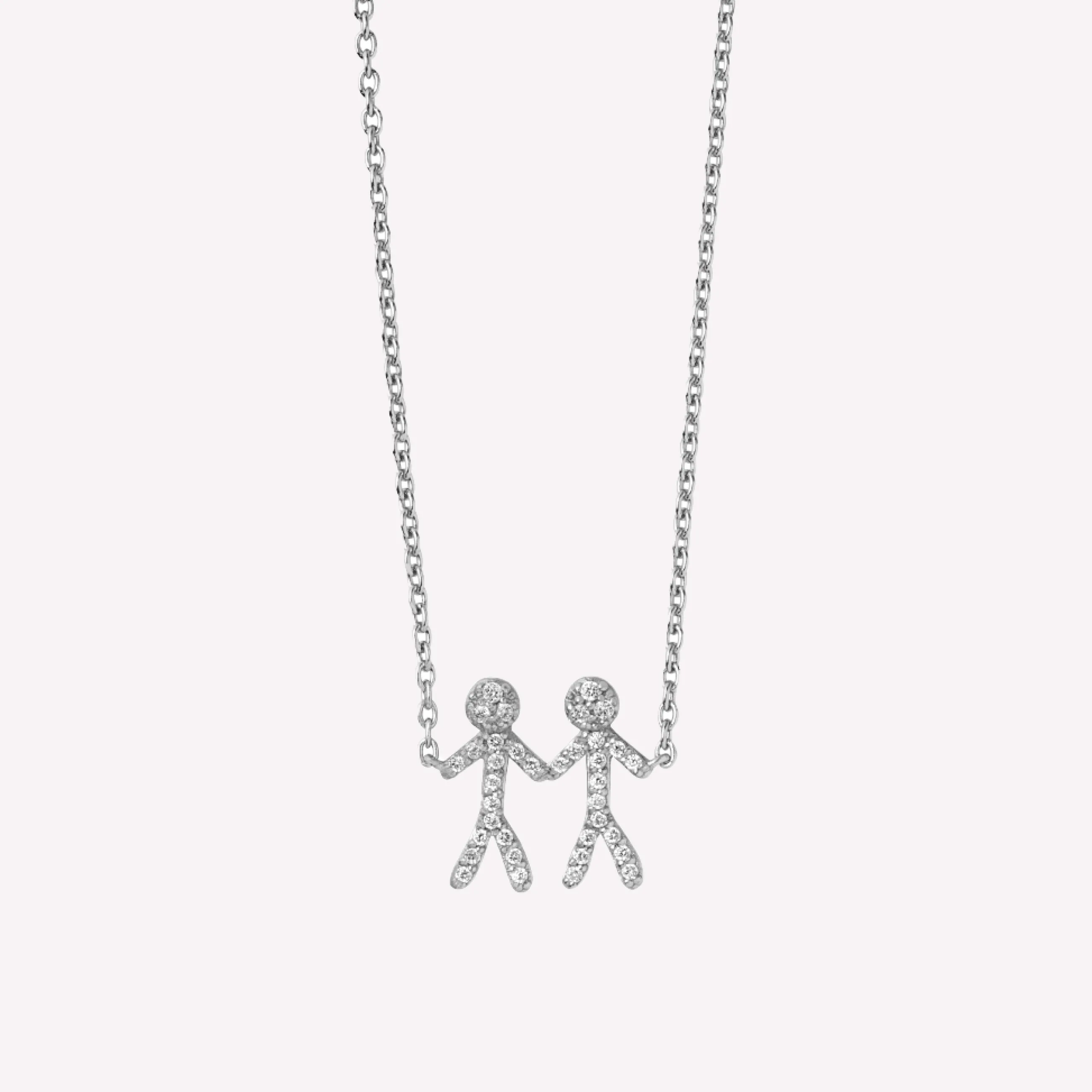 byBiehl® Danmark Together You & Me halskæde Sterling sølv New