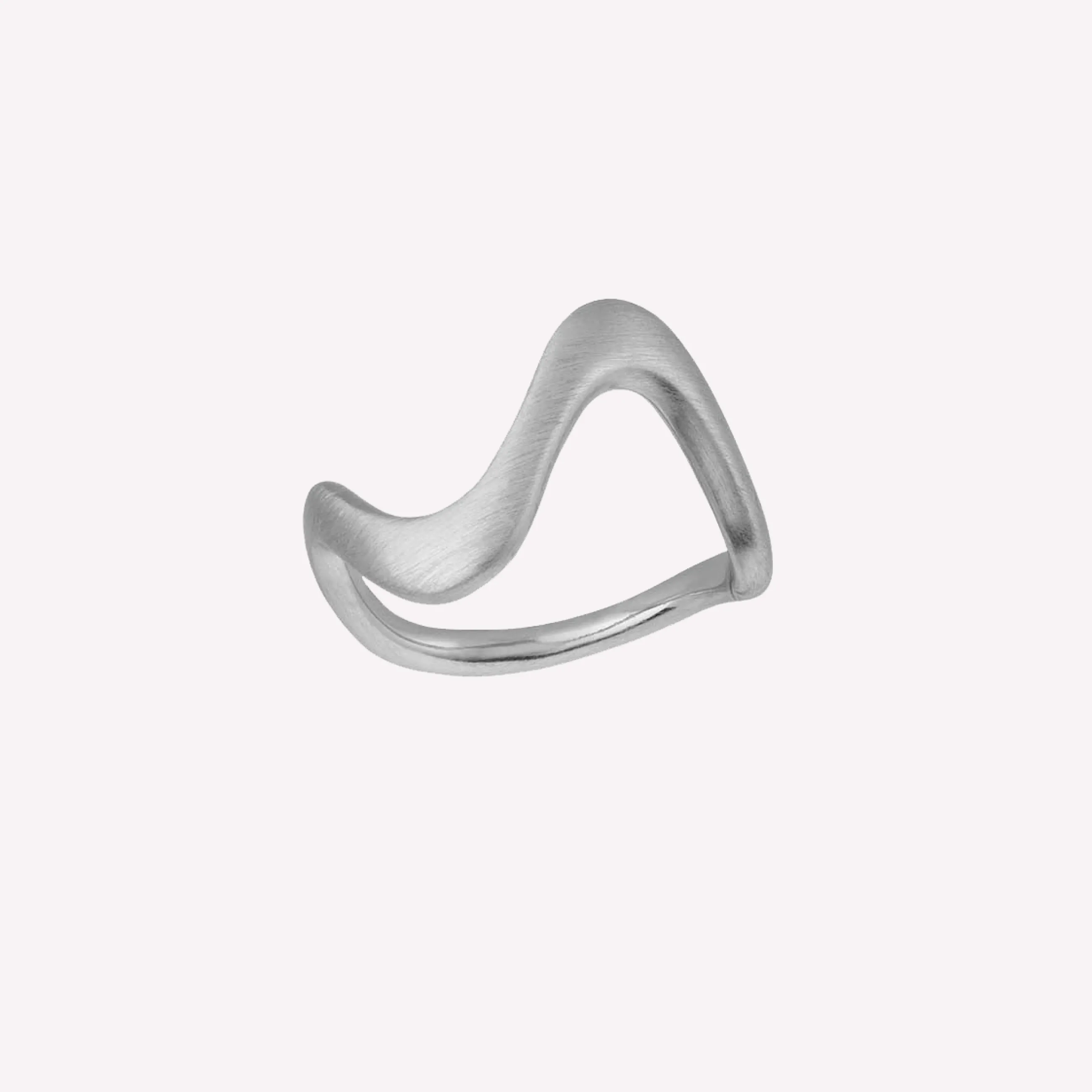 byBiehl® Danmark Wave Large ring Sterling sølv Discount
